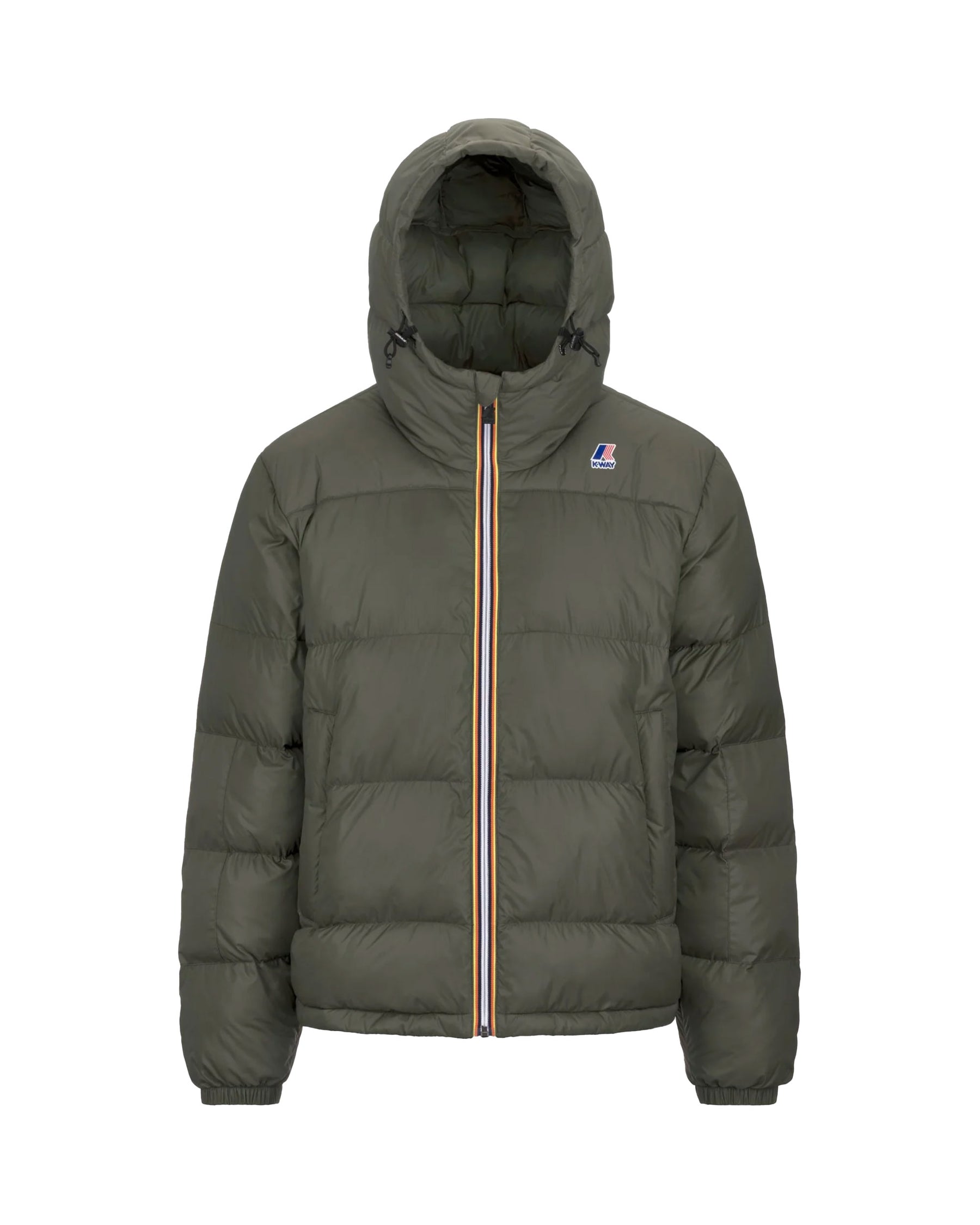 Giacca Uomo K-Way Le Vrai 3.0 Claude Heavy Warm Verde Scuro