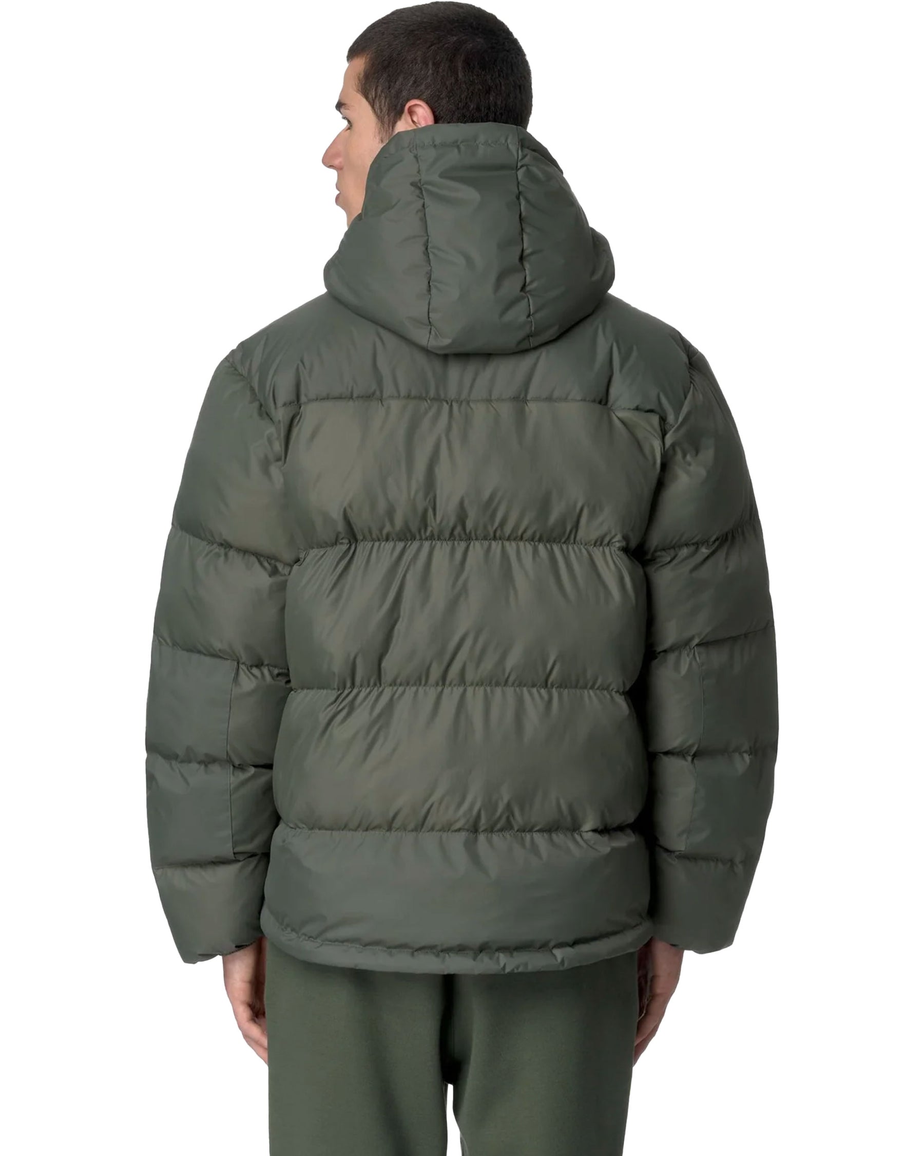 Giacca Uomo K-Way Le Vrai 3.0 Claude Heavy Warm Verde Scuro