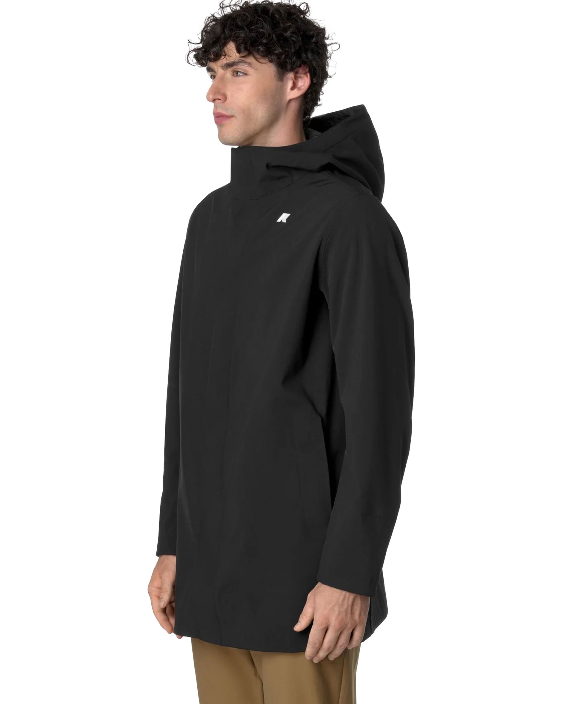 Giacca Uomo K-Way Marlyn Bonded Pile Nero