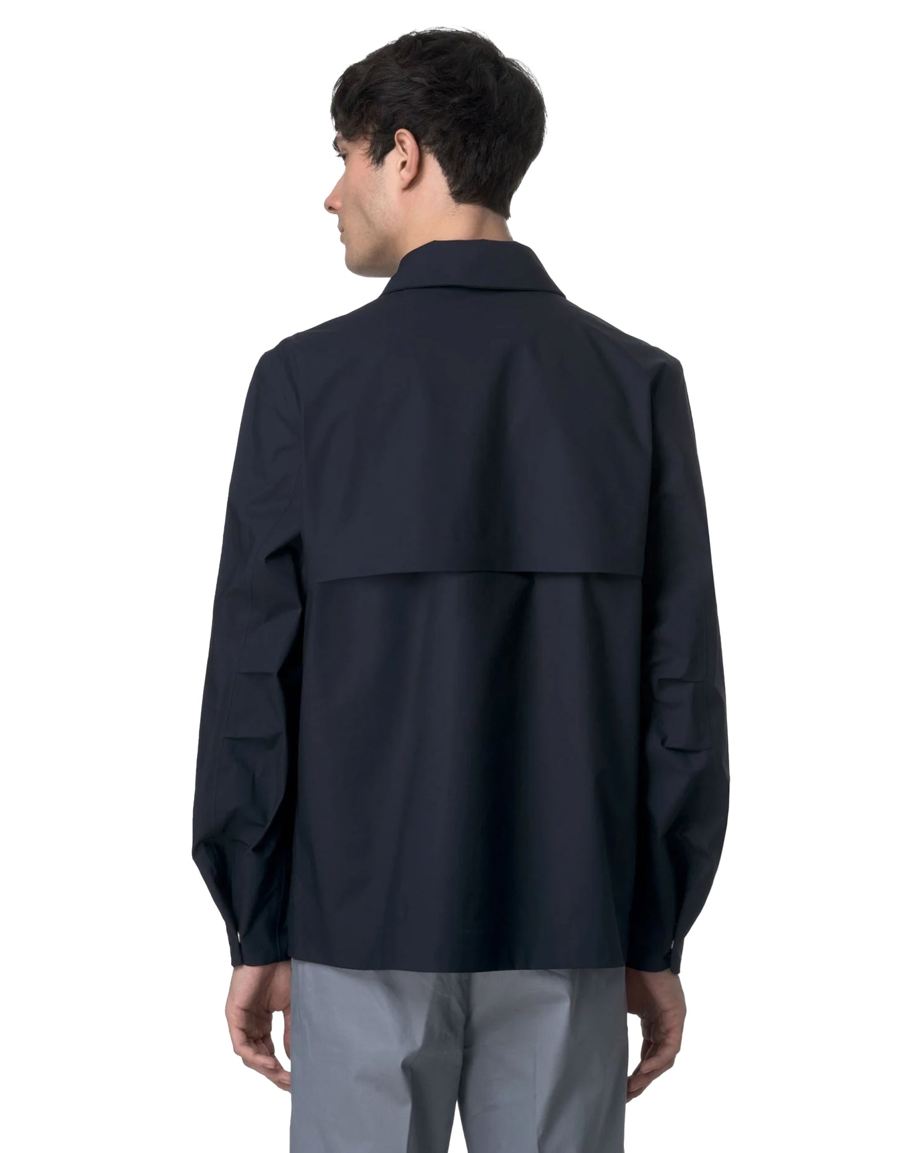 Man's Jackets K-Way Orion 3L Poplin Blue
