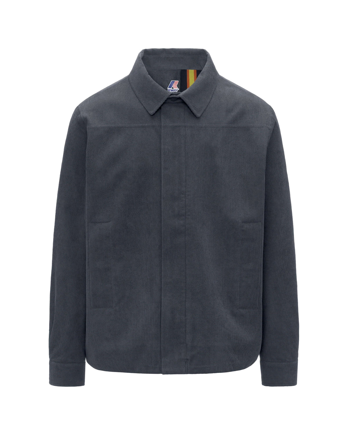 Giacca Uomo K-Way Shary Courduroy Blu Chiaro