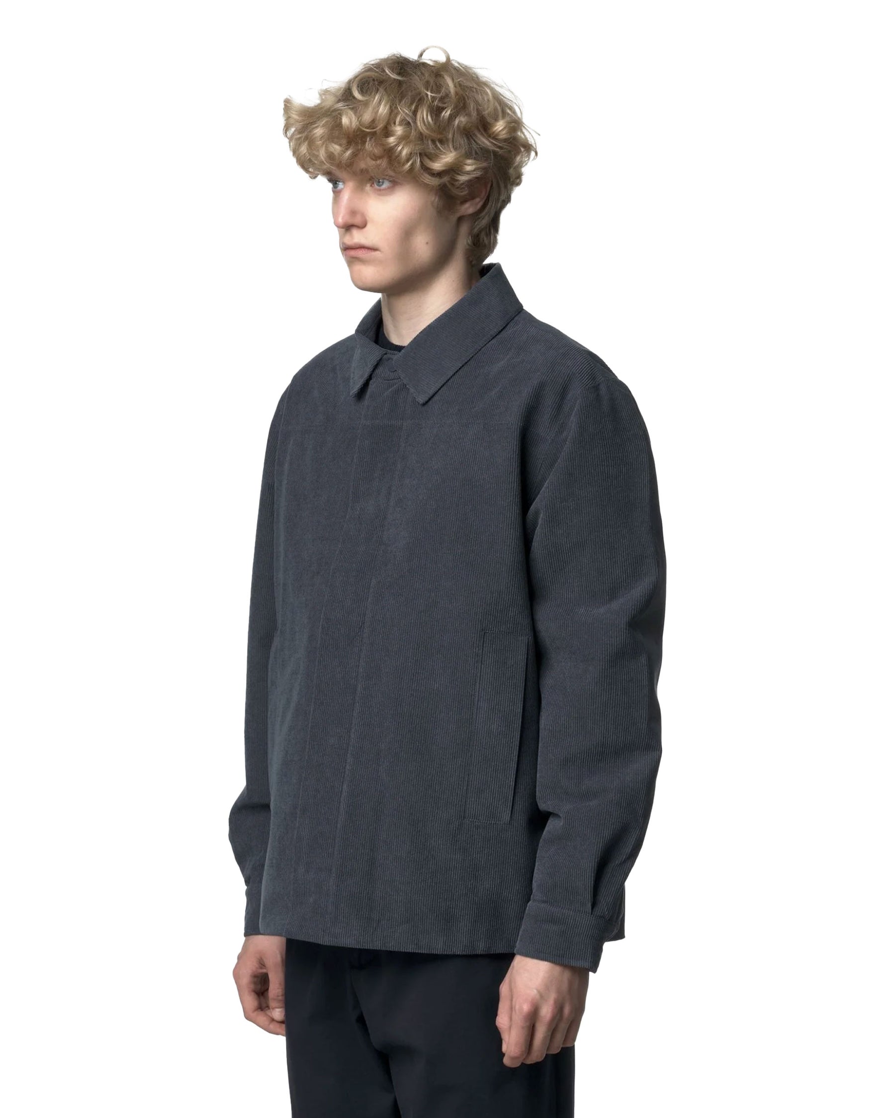 Giacca Uomo K-Way Shary Courduroy Blu Chiaro