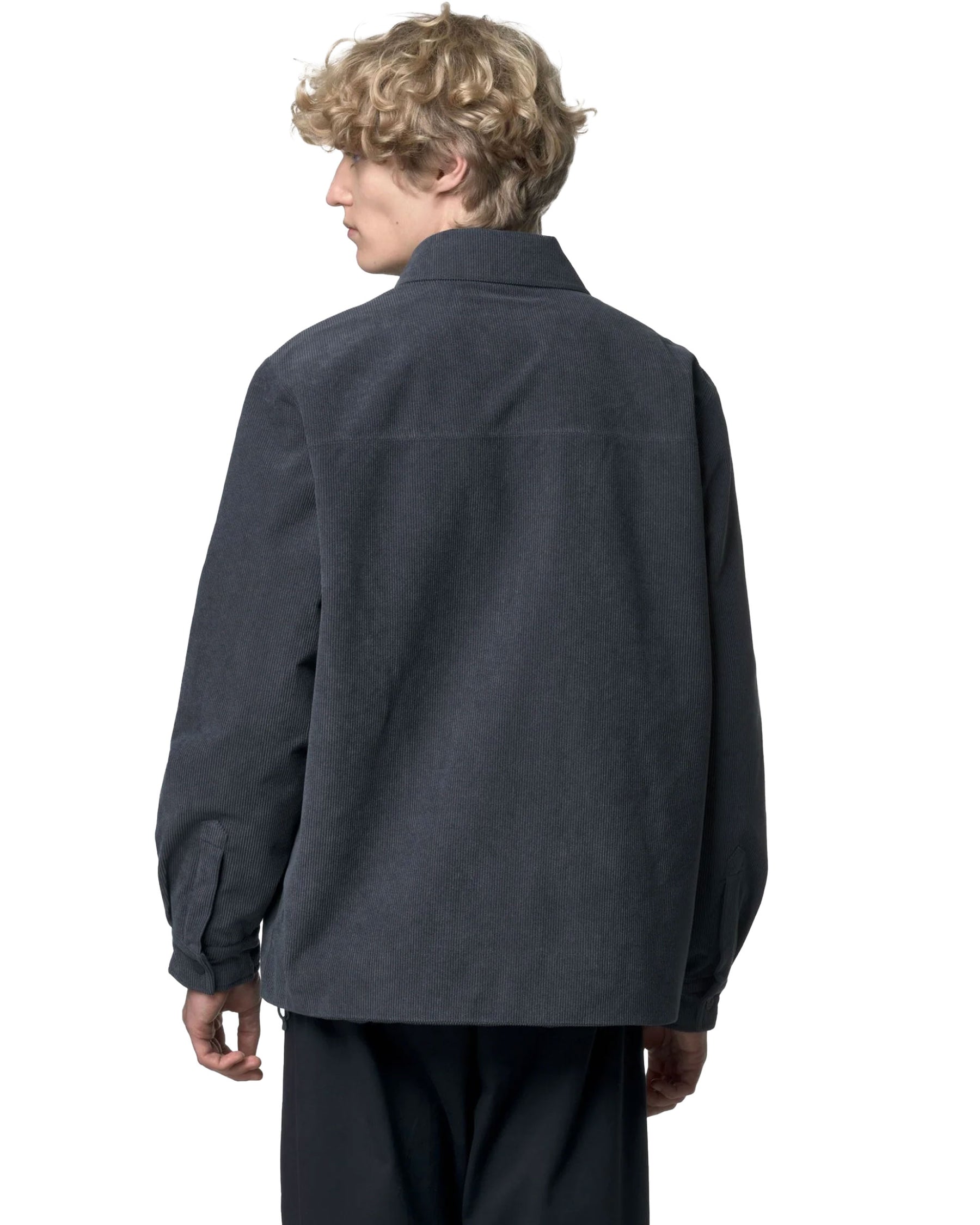 Giacca Uomo K-Way Shary Courduroy Blu Chiaro