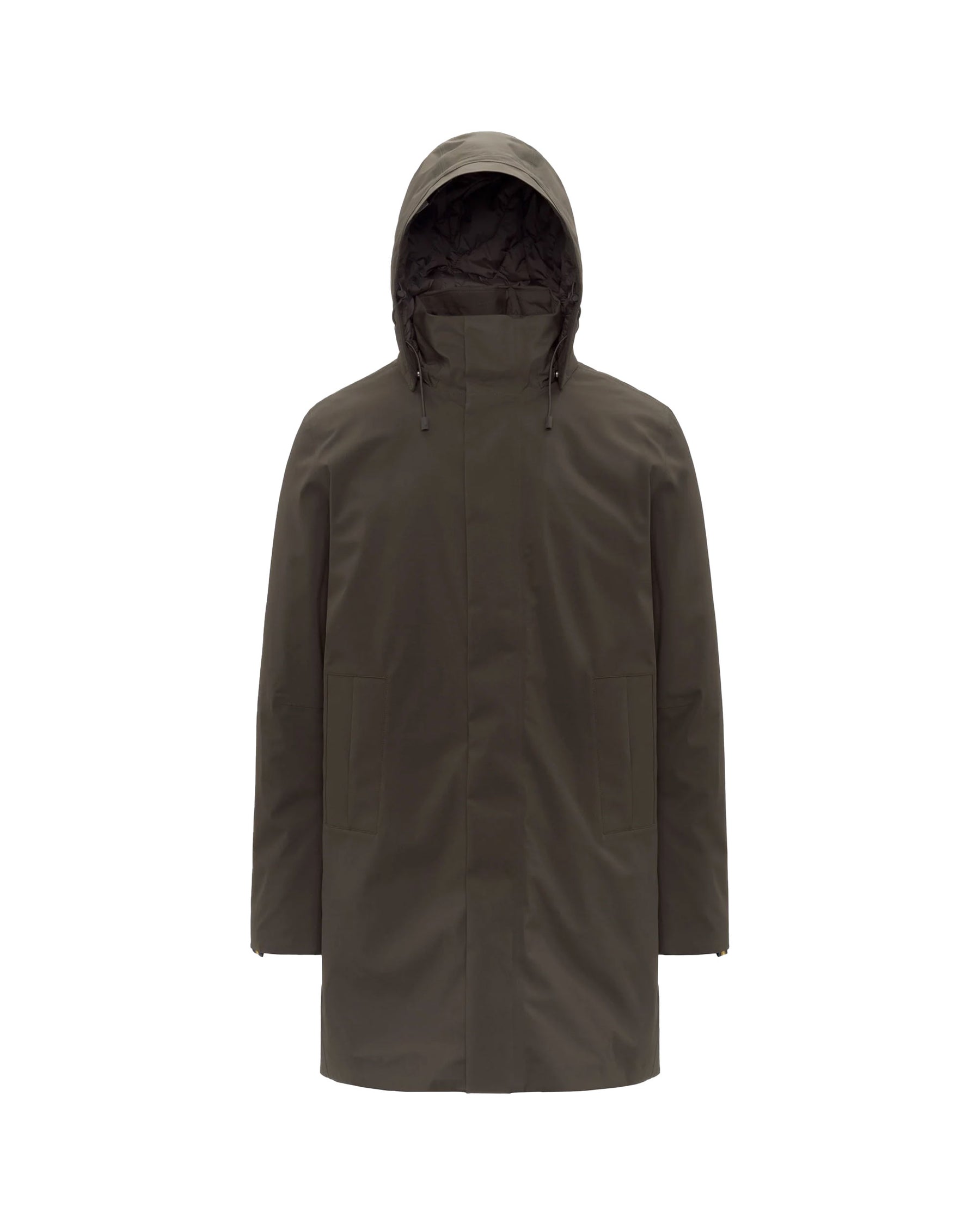 Giacca Uomo K-Way Thomal Bonded Padded Marrone