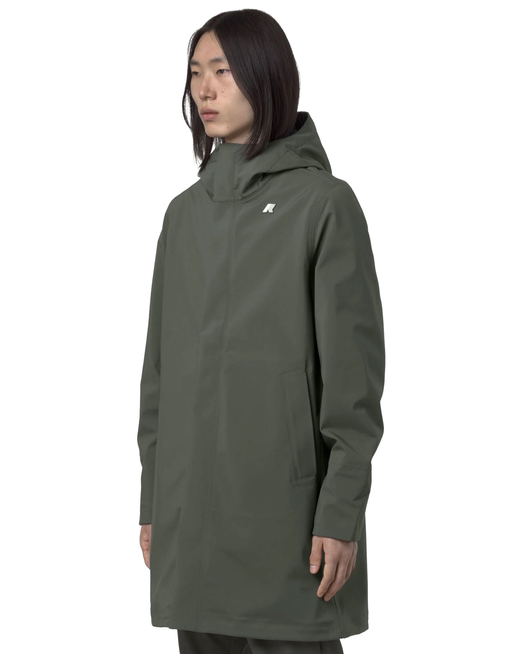 Man's Jackets K-Way Tomas Bonded Olive Green