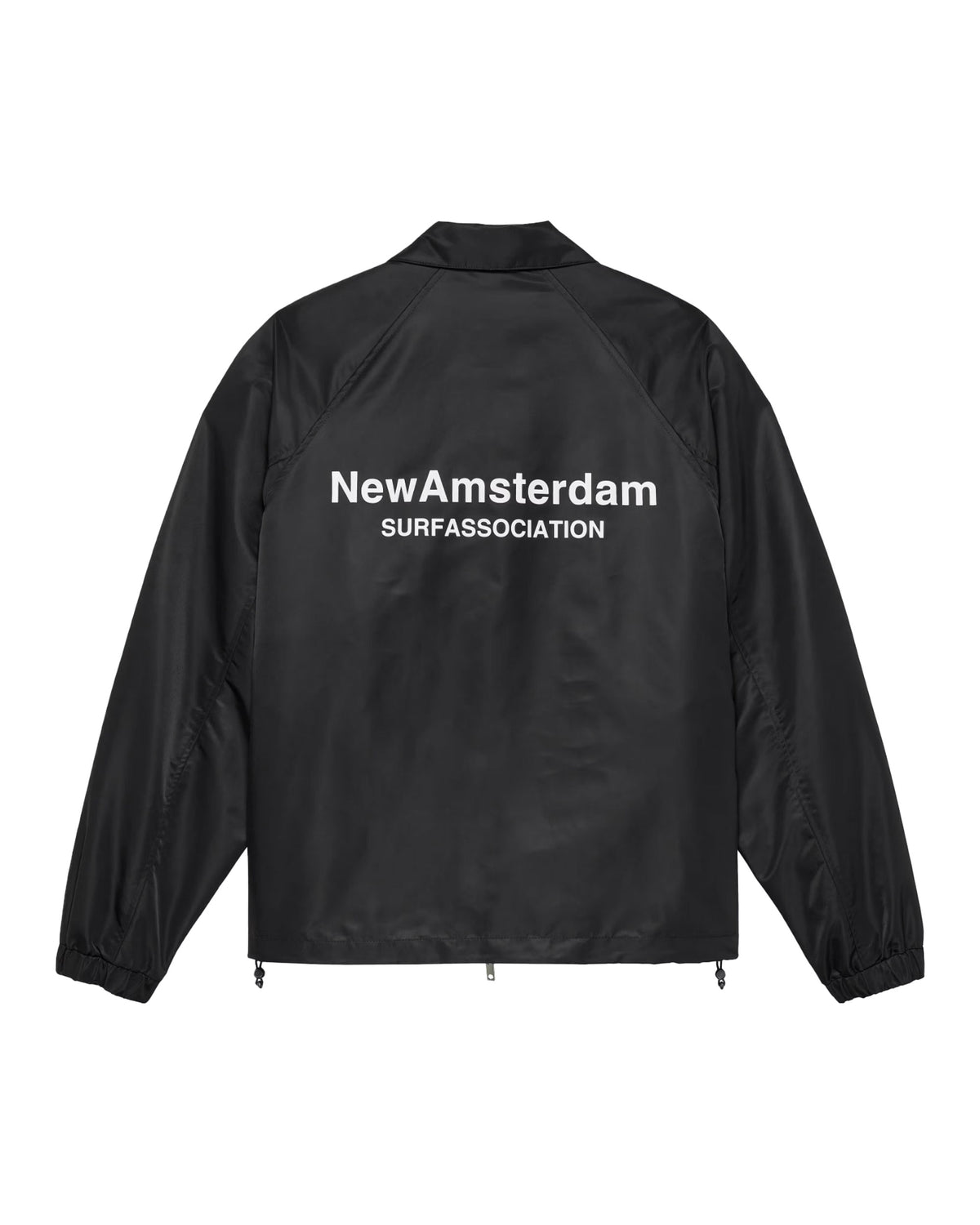 Giacca Uomo New Amsterdam Surfassociation Coach Jacket Nero
