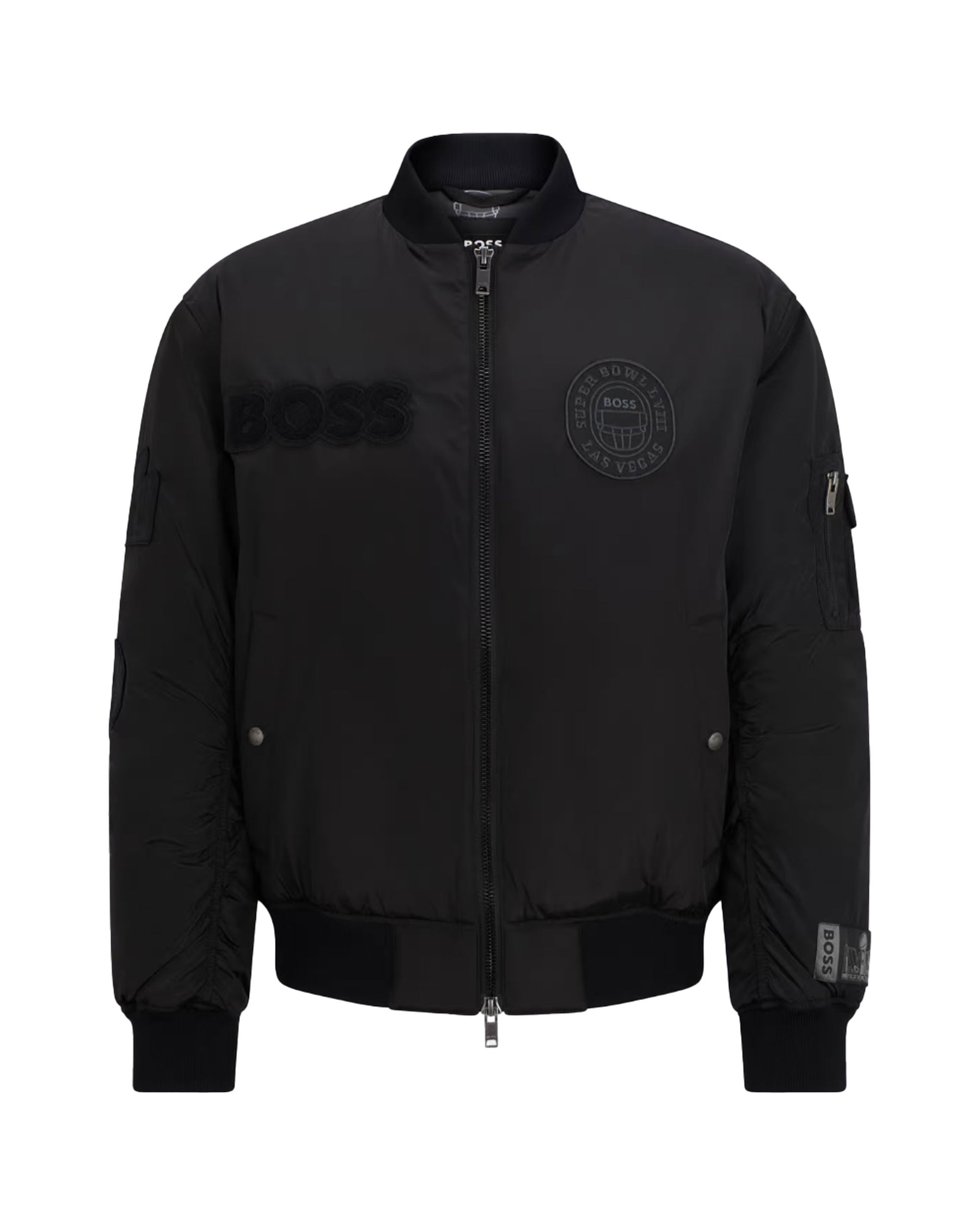 Giacche Bomber Boss Center NFL Nero