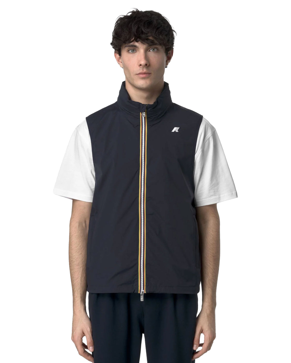 K-Way Valen Stretch Nylon Jersey Men's Vest Blue