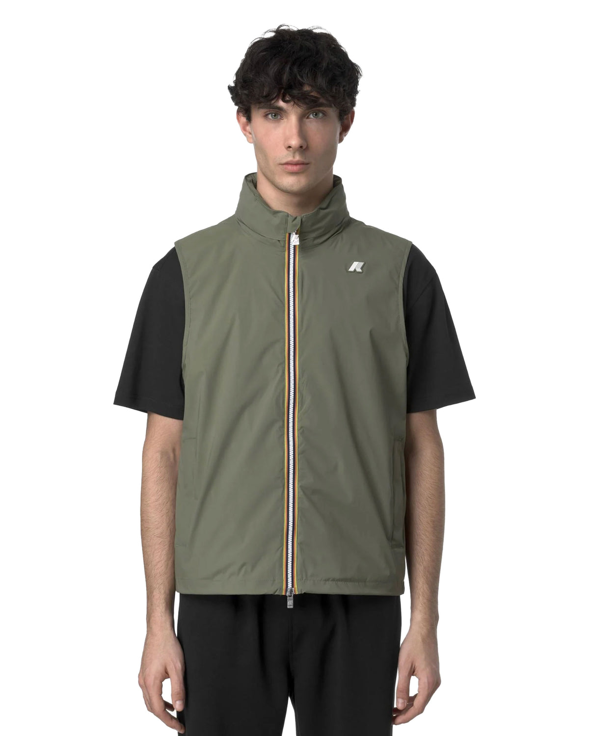 Gilet Uomo Valen Stretch Nylon Jersey Verde