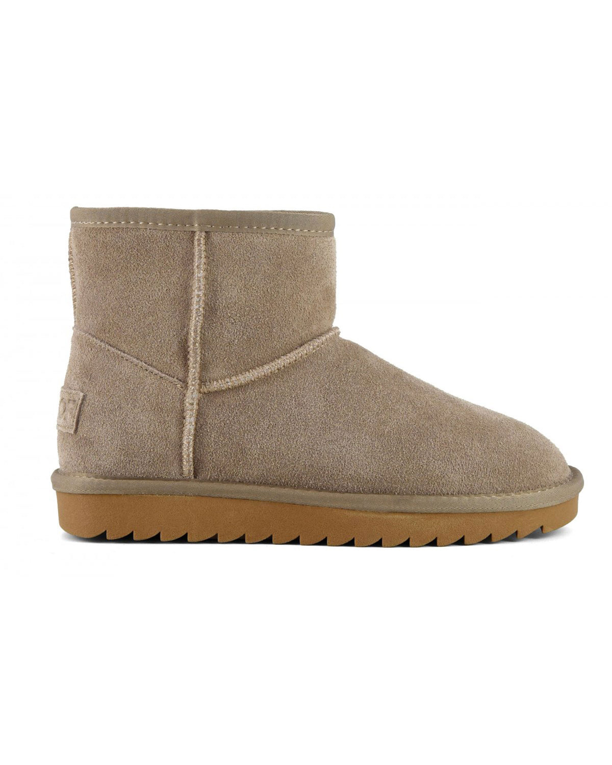 Stivale Donna Colors Of California Ugg Boot In Suede Taupe