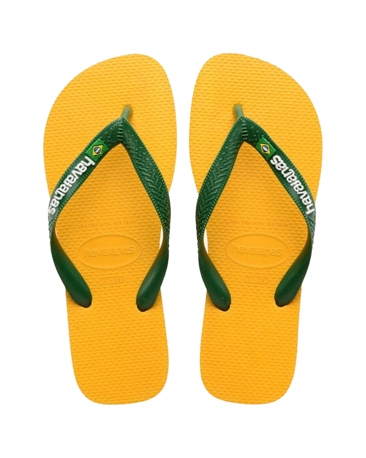 Havaianas Brasil Logo Pop Yellow