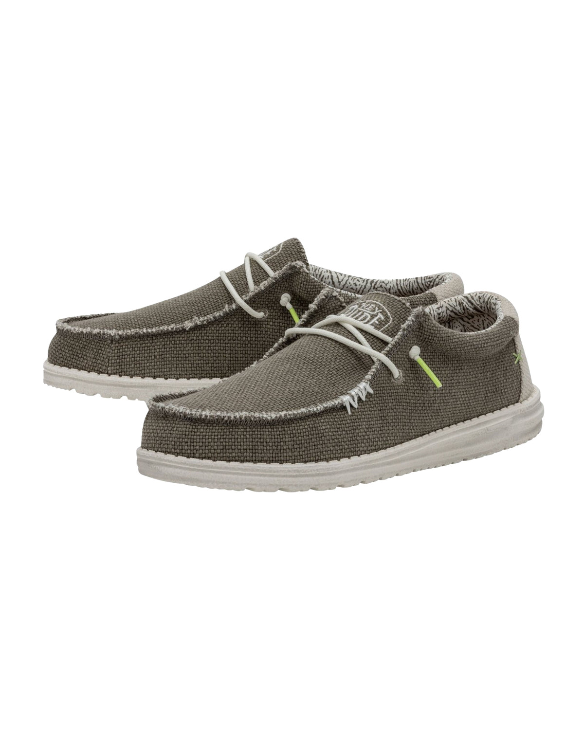 HeyDude Wally Braided Verde Militare