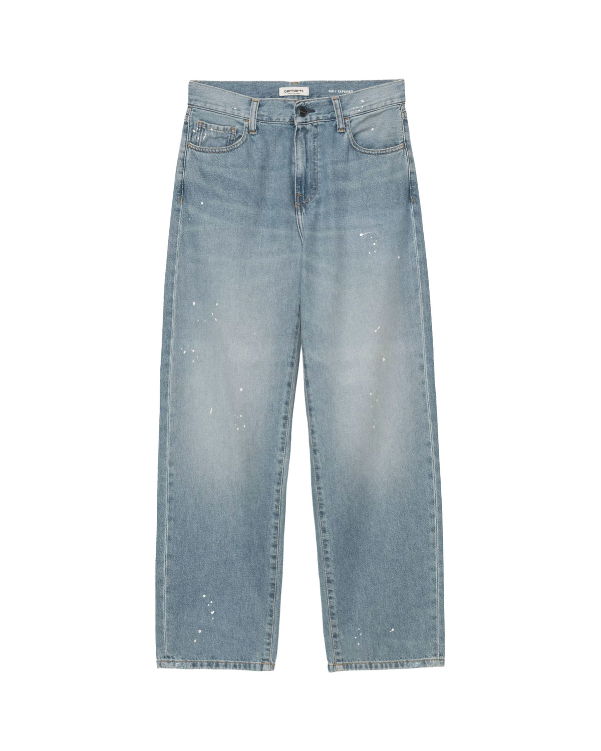 Jeans Donna Carhartt Wip W' Arin Pant Blue destroy wash Splatter