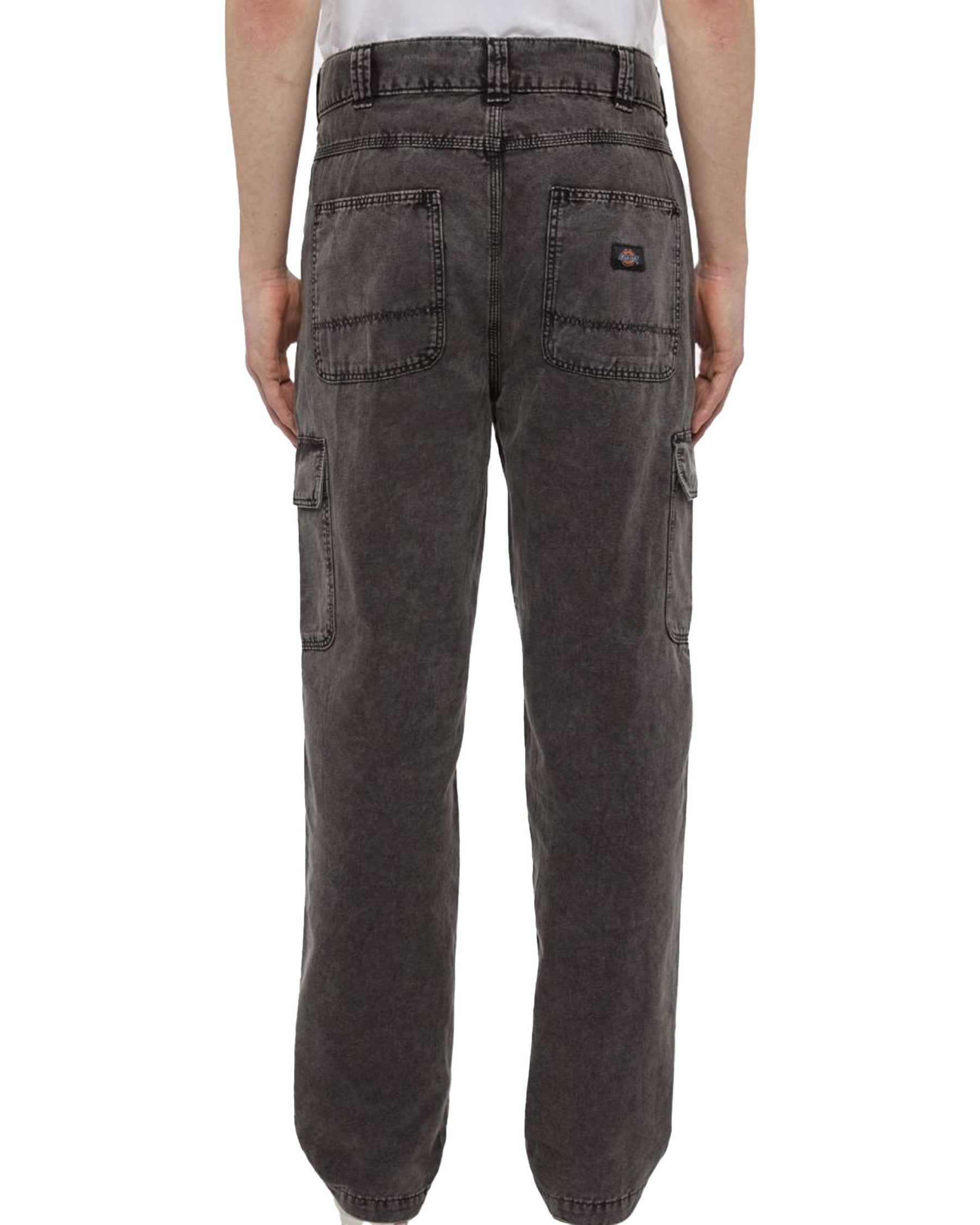 Man Dickies Newington Pant Dble Dye Acid Wash Black