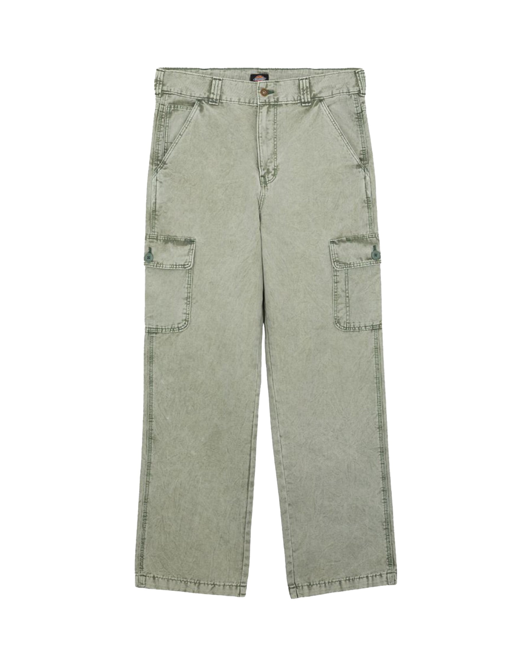 Man Dickies Newington Pant Dble Dye Acid Wash Cloud