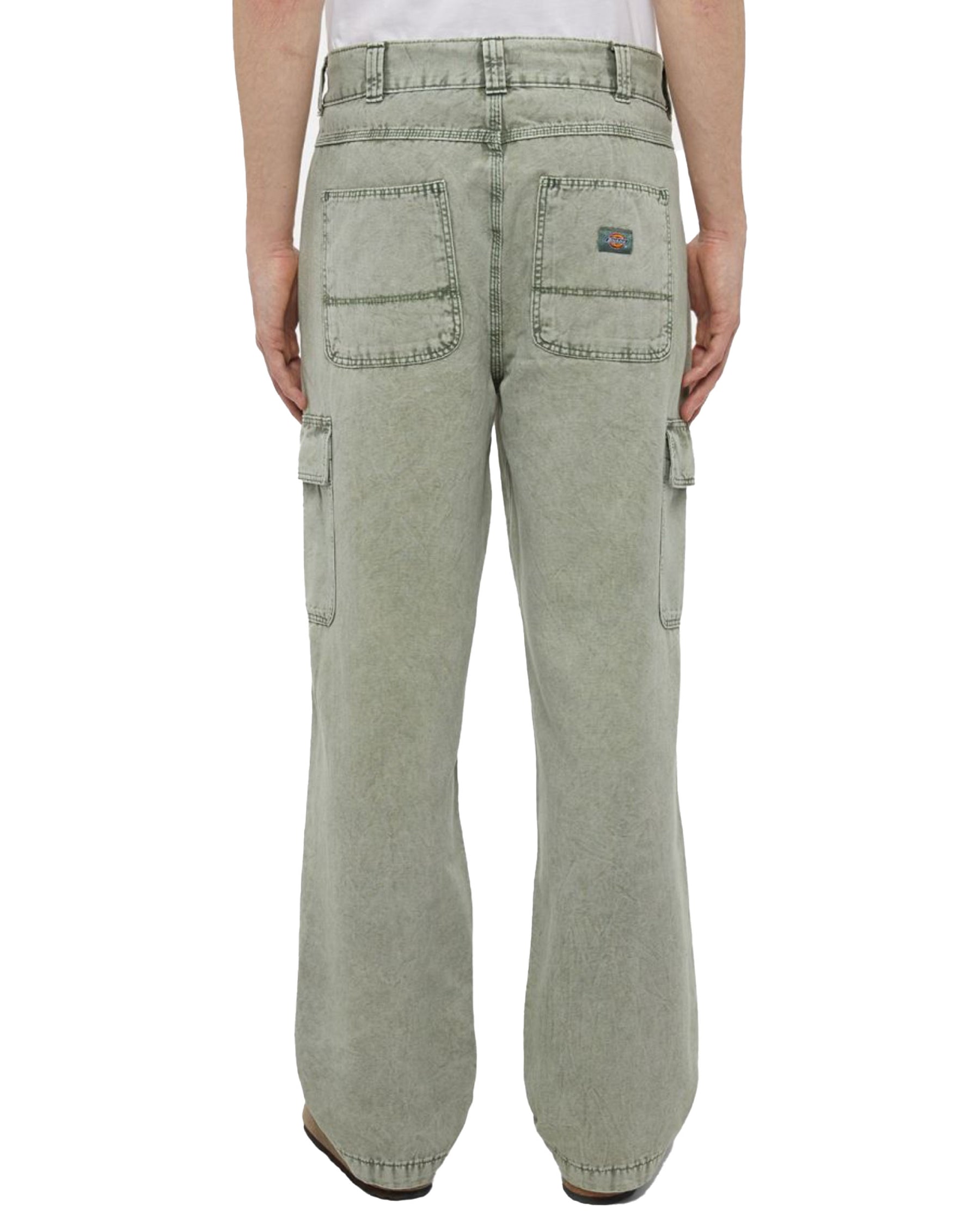 Man Dickies Newington Pant Dble Dye Acid Wash Cloud