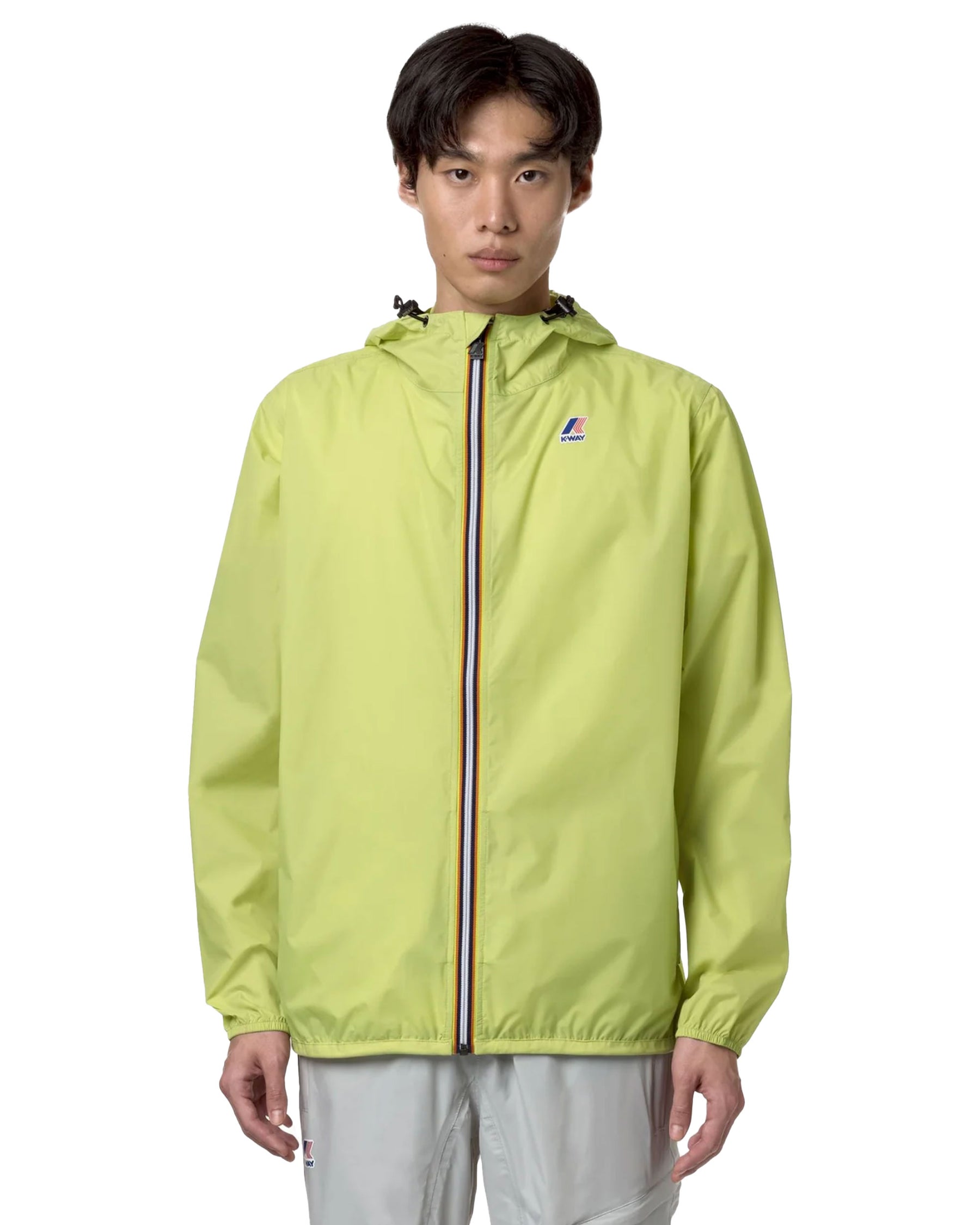 Man Jackets K-Way Le Vrai 3.0 Claude Green Celery