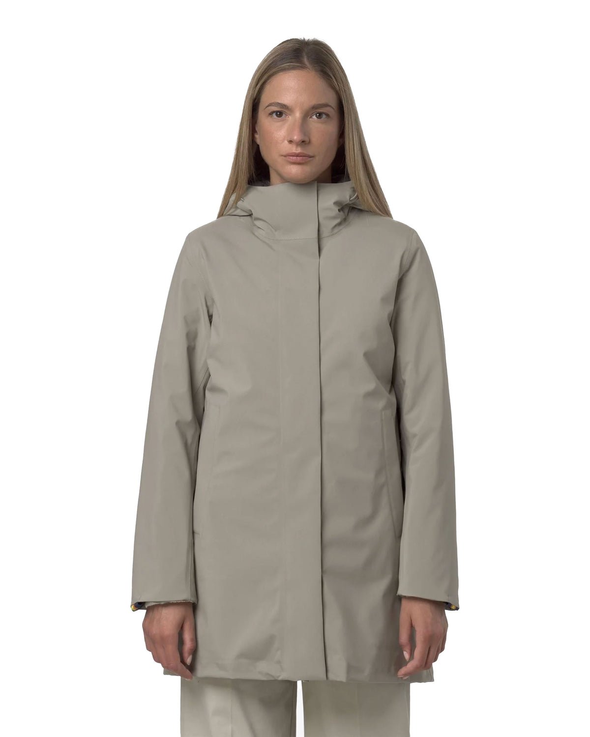 Giacca Donna K-Way Mathiel Bonded Padded Beige