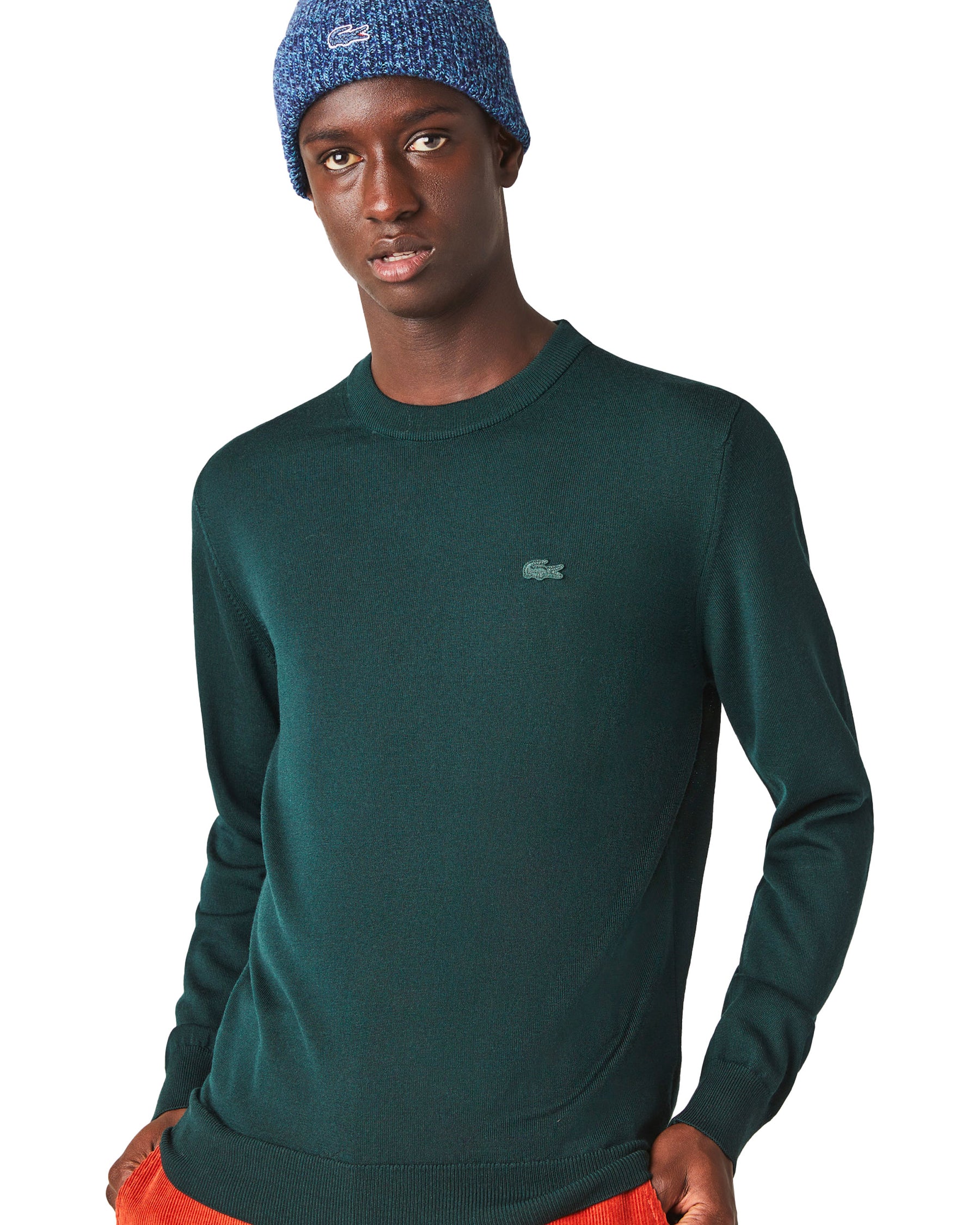 Lacoste Pullover Girocollo Verde Scuro