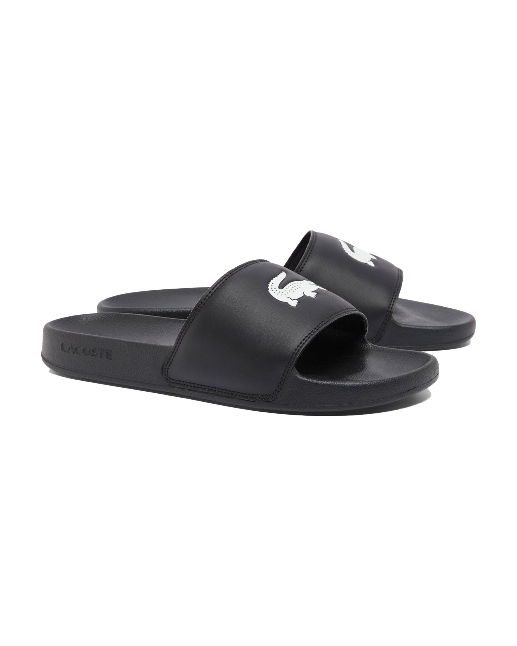 Lacoste Serve Slide 0.0 Black White