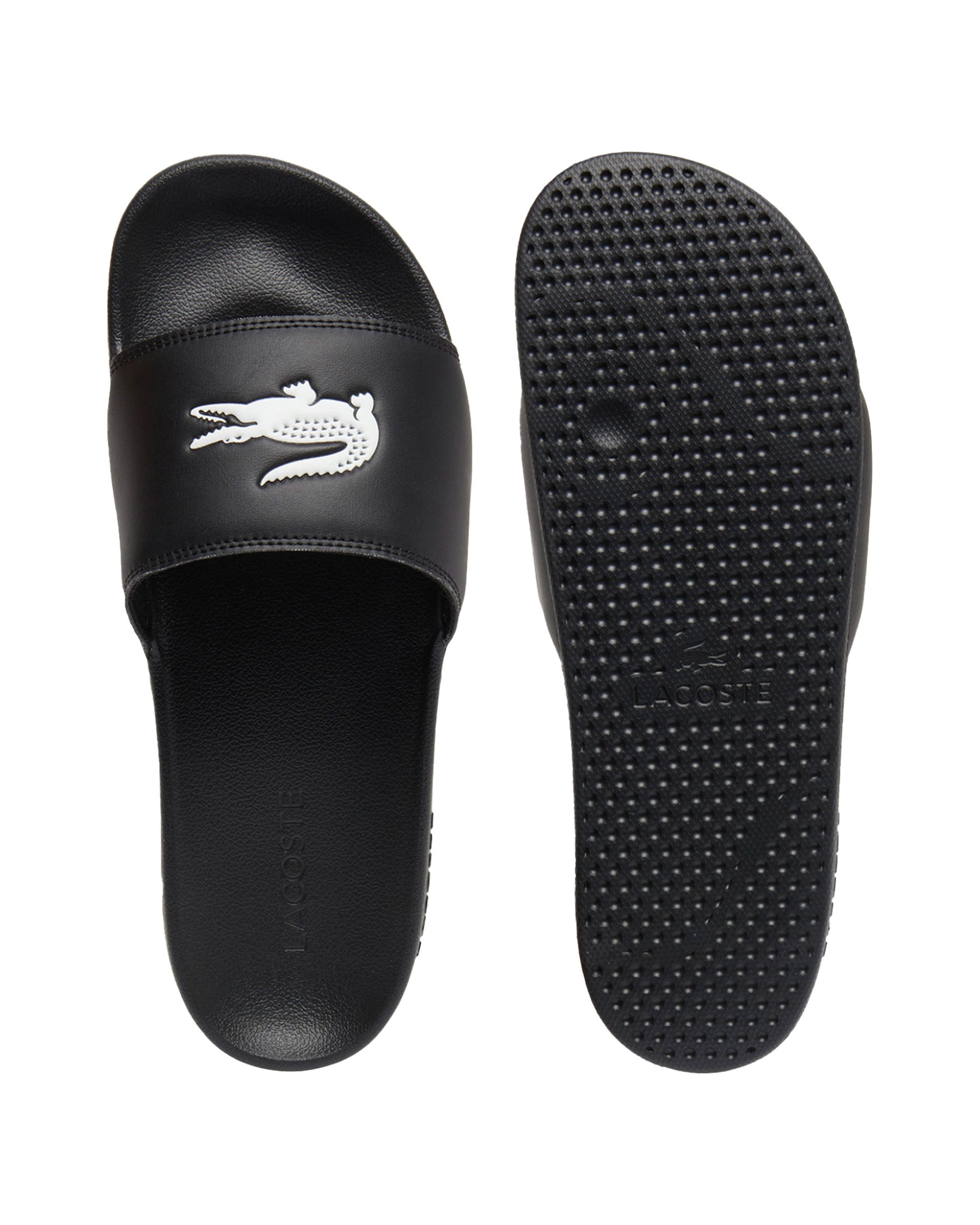 Lacoste Serve Slide 0.0 Black White