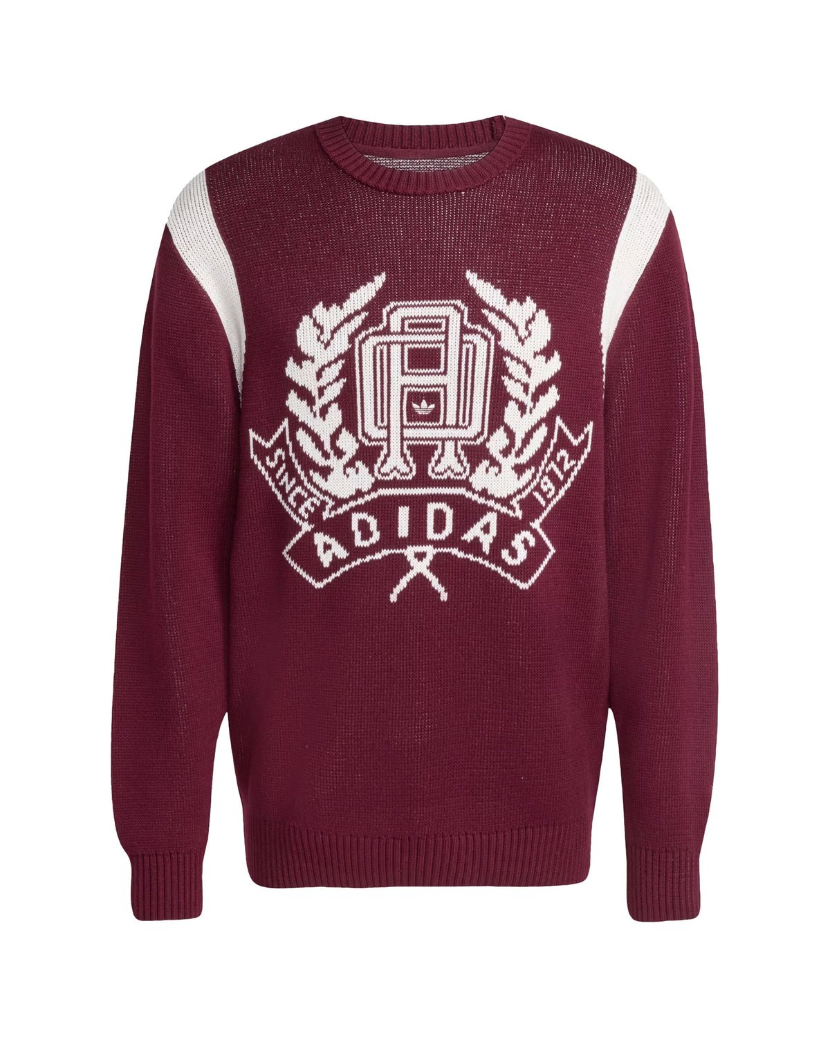 Maglione Uomo Adidas Graphic Reg Jp Maroon