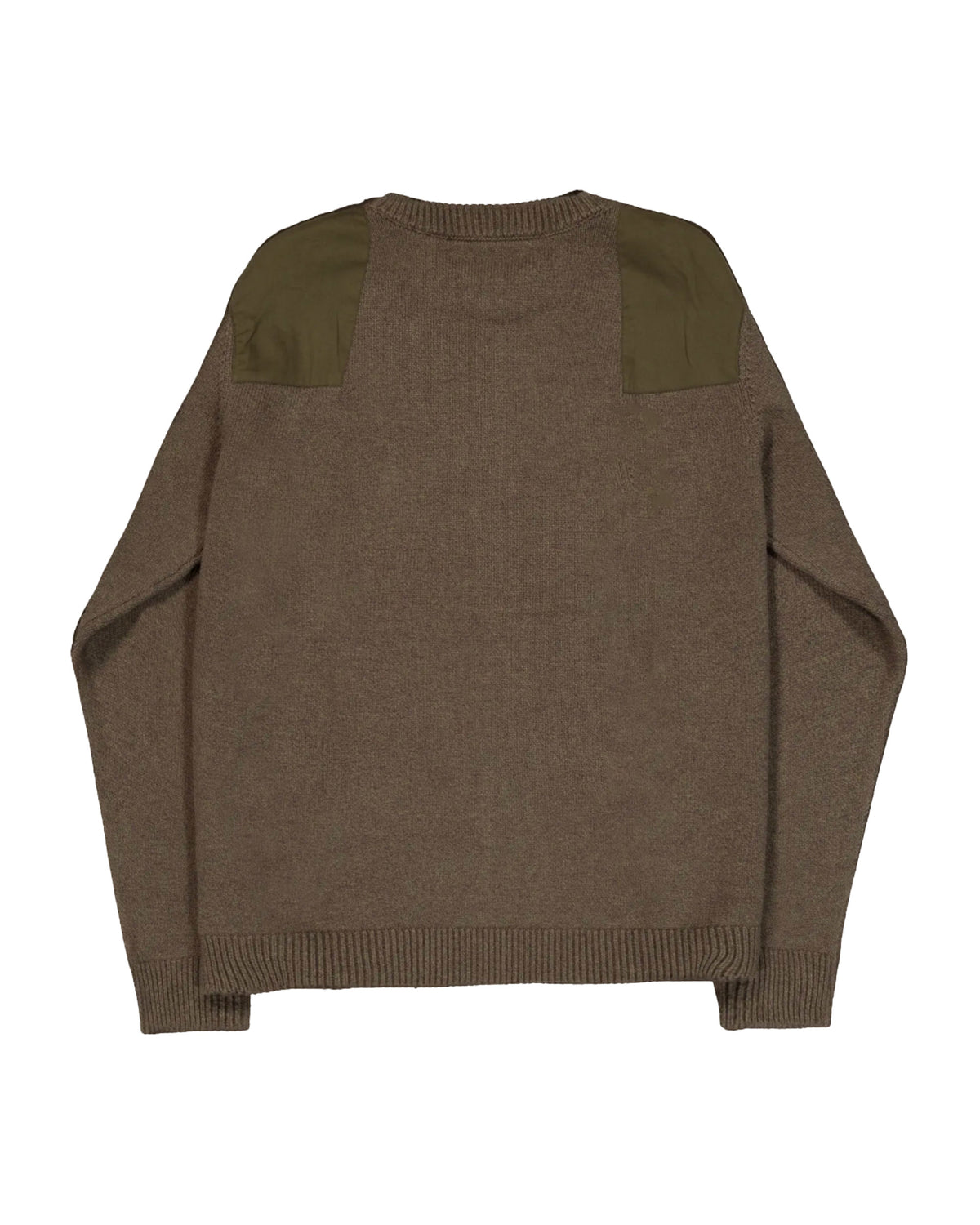 Maglione Uomo Alpha Industries Knitted Utility Sweatshirt Mud Olive