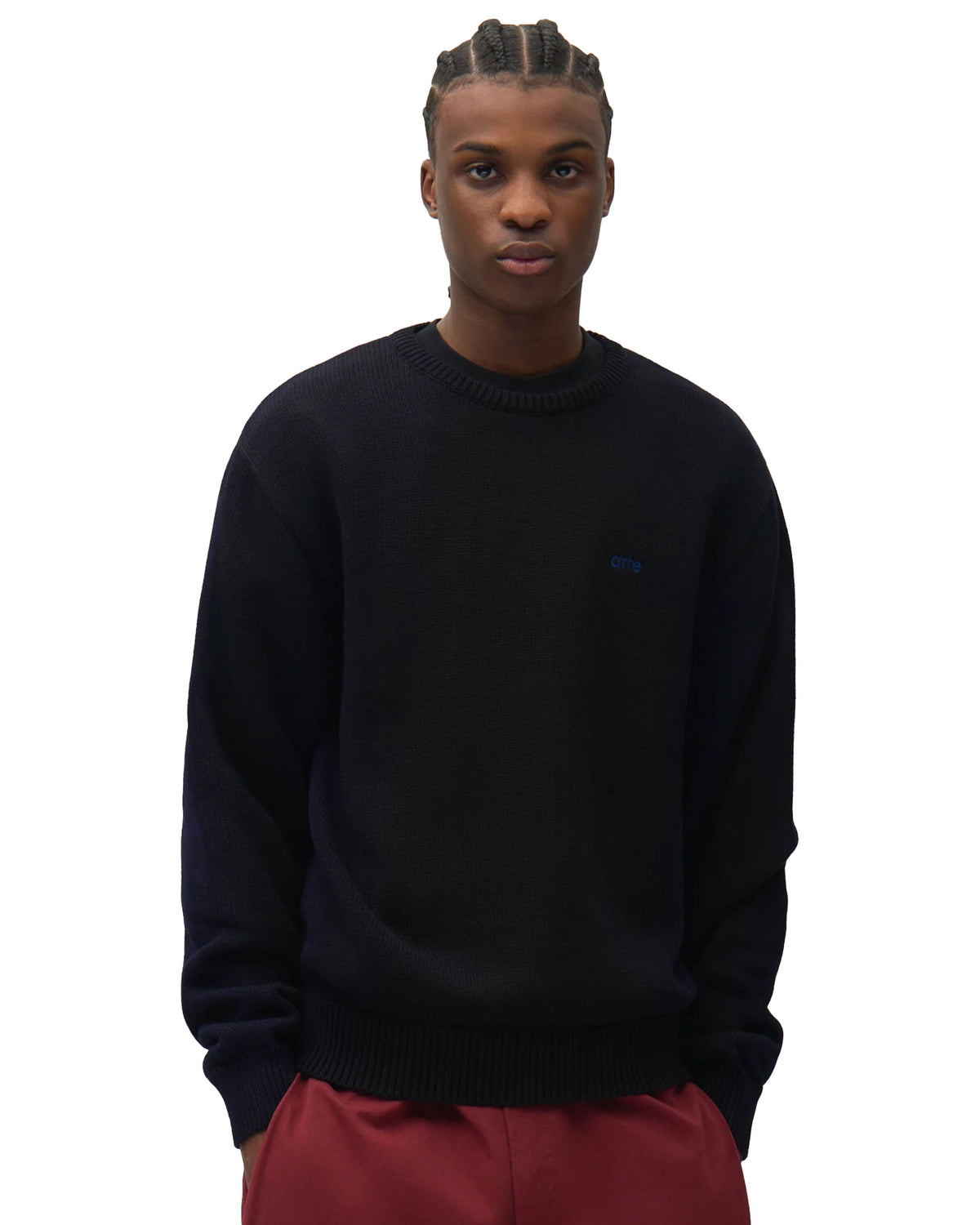 Maglione Uomo Arte Antwerp Sunfade Knit Navy