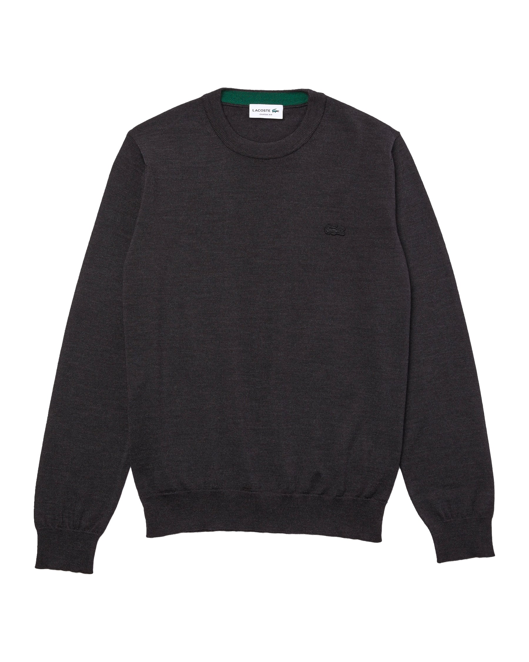 Man Sweater Basic Logo Lacoste Grey