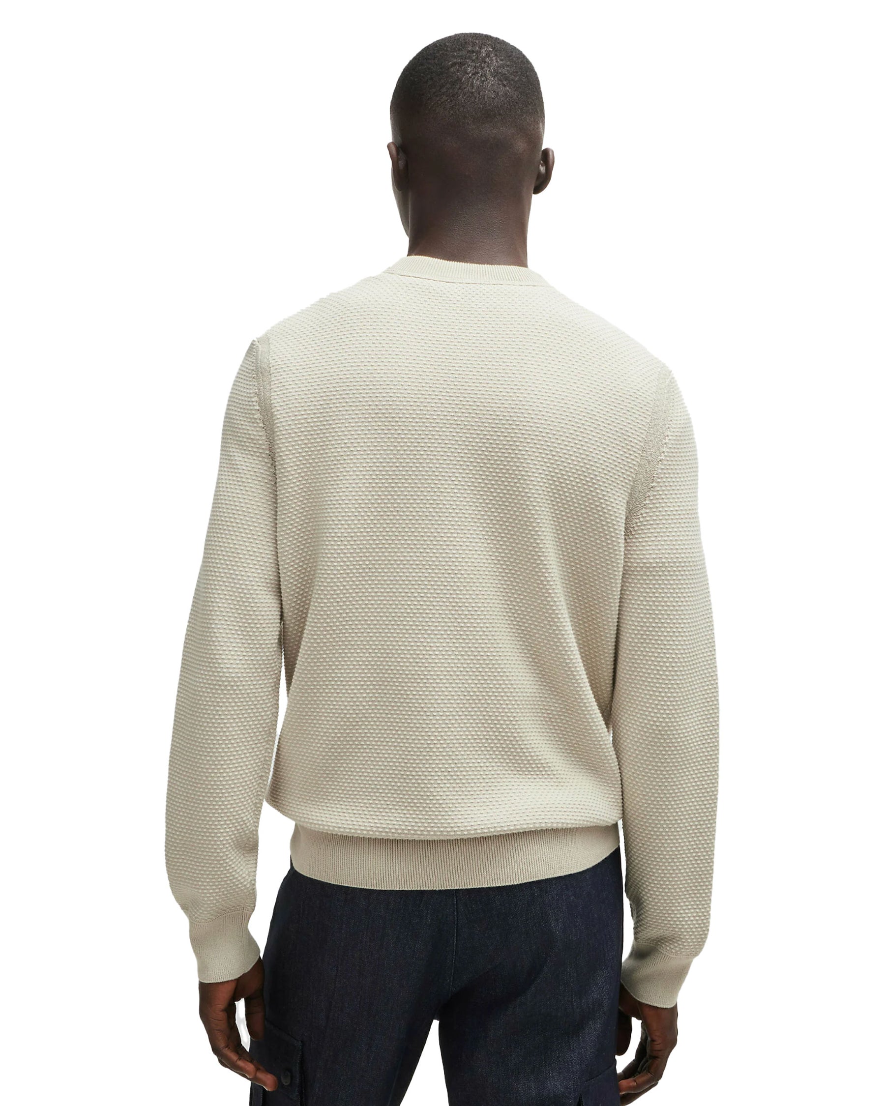 Maglione Uomo Boss Atakos Panna