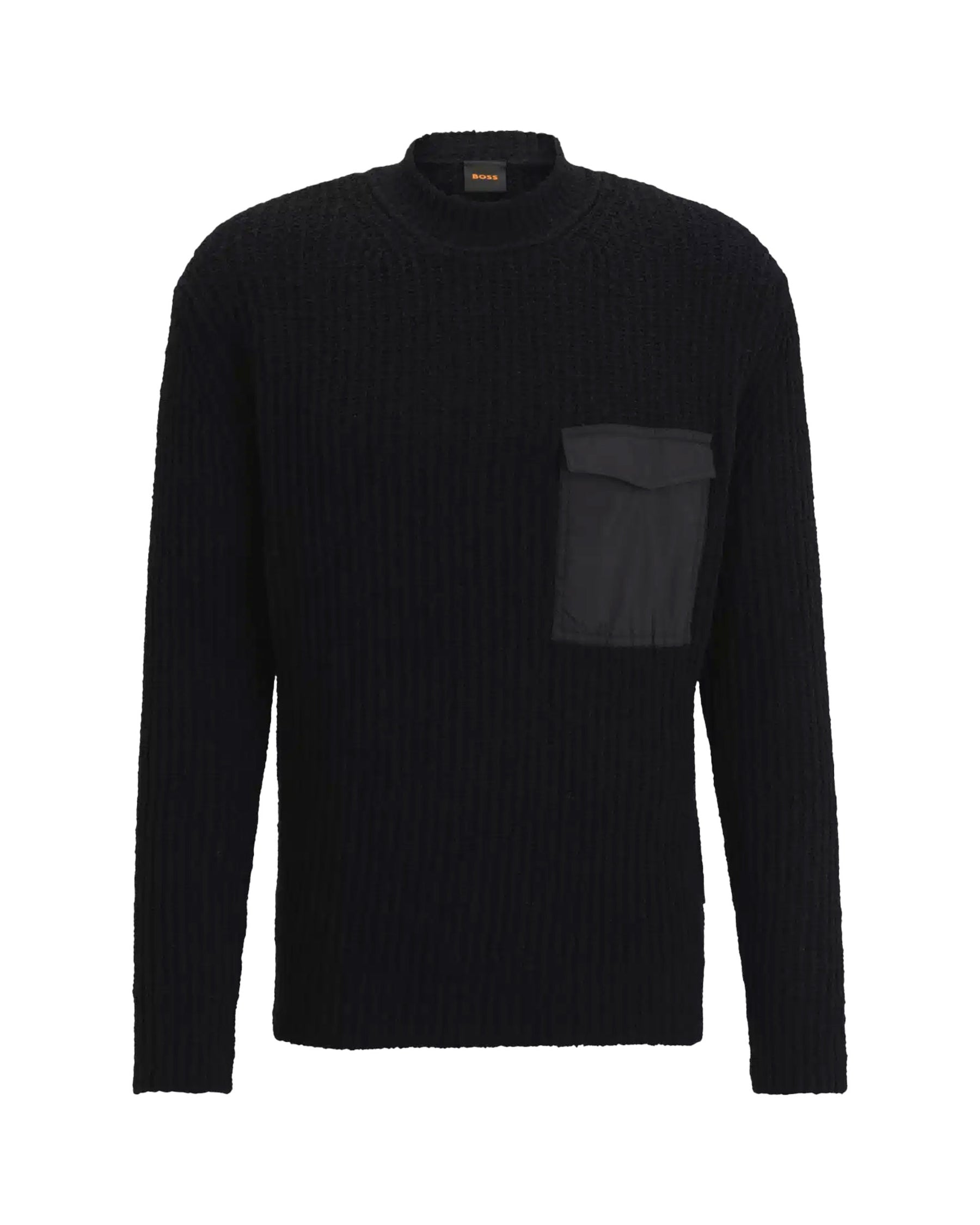 Maglione Uomo Boss Kaltamo Nero