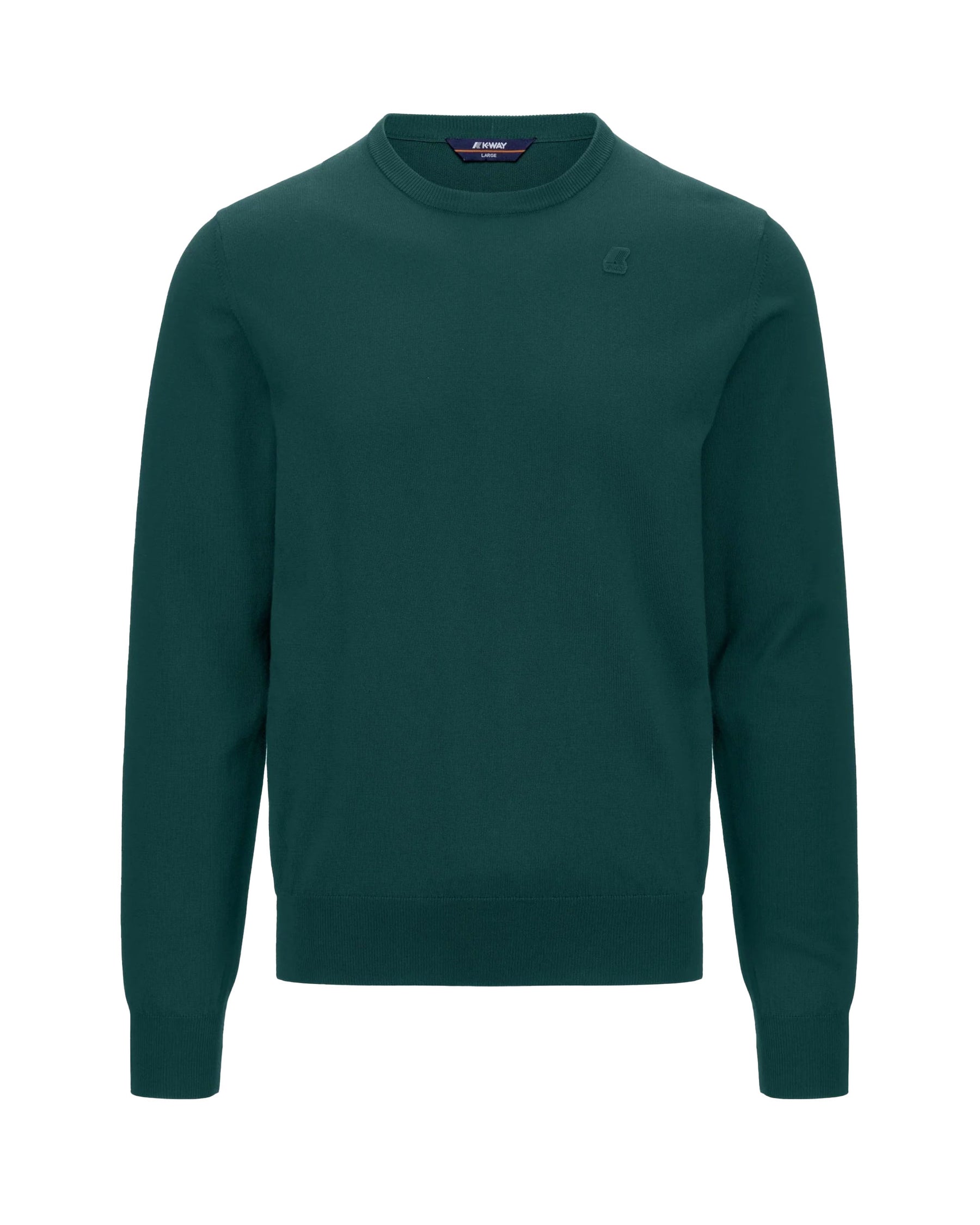 Maglione Uomo K-Way Sebastien Cotton Ps Green Dk