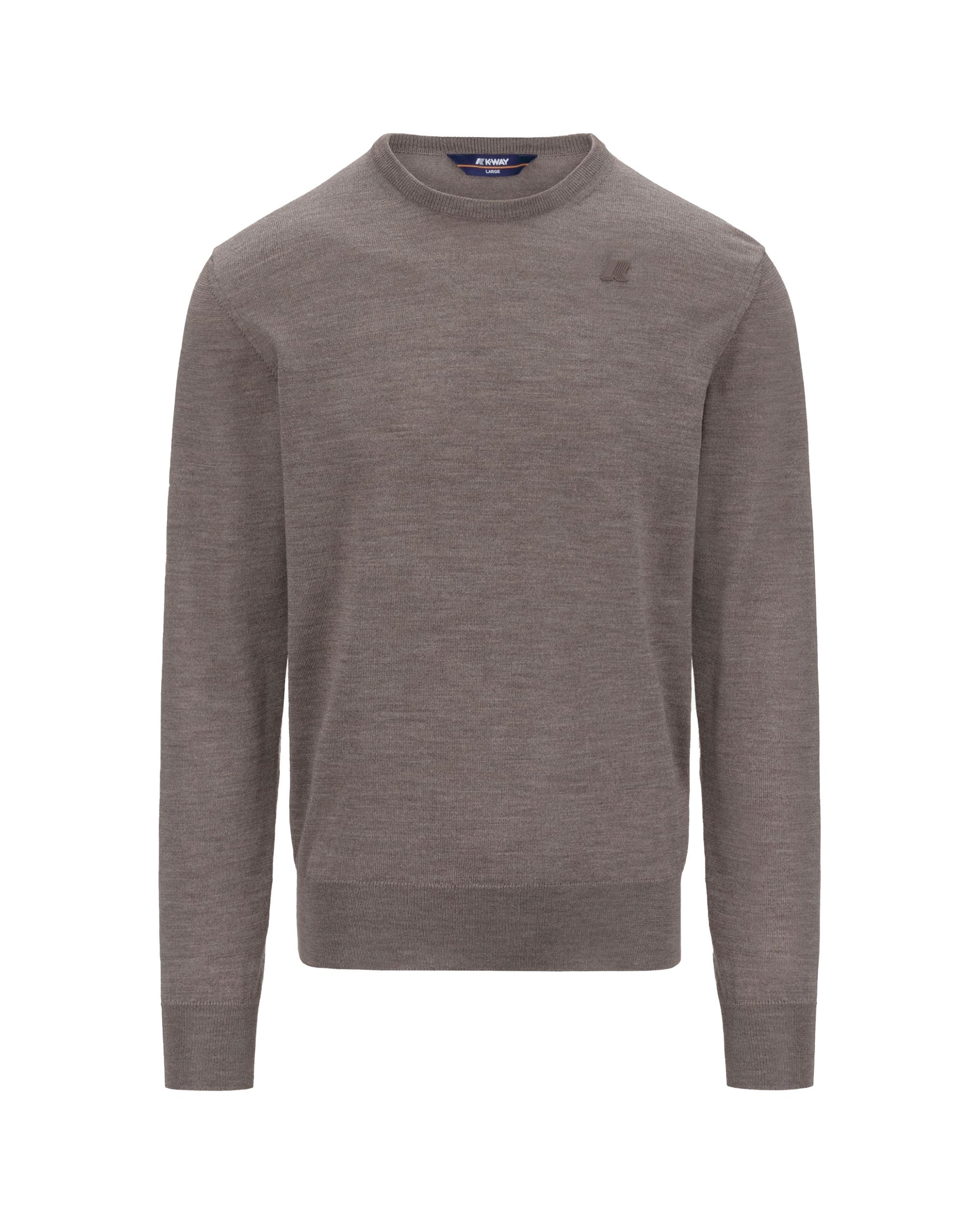 Man's Sweaters K-Way Sebastien Merino Beige Taupe