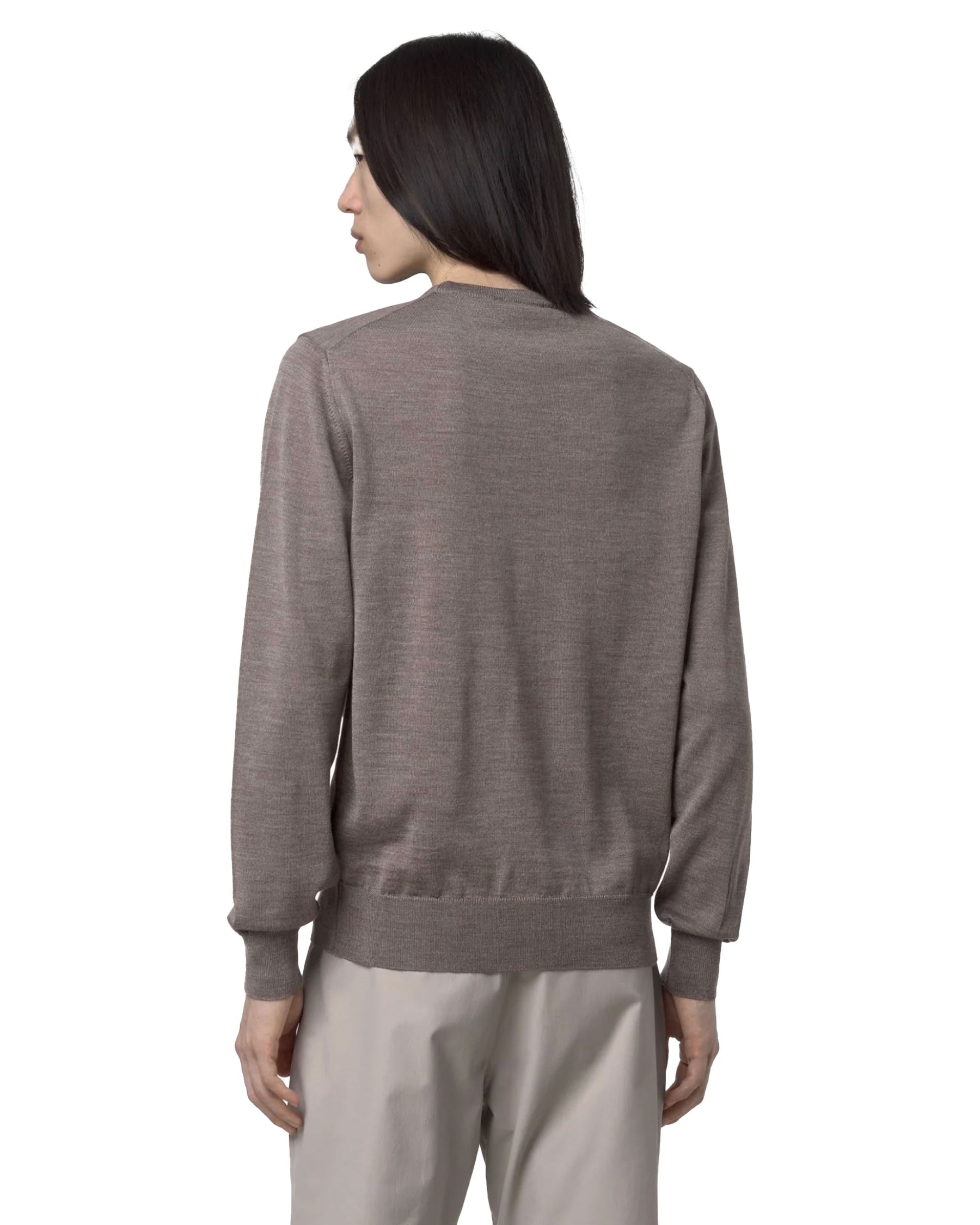 Man's Sweaters K-Way Sebastien Merino Beige Taupe
