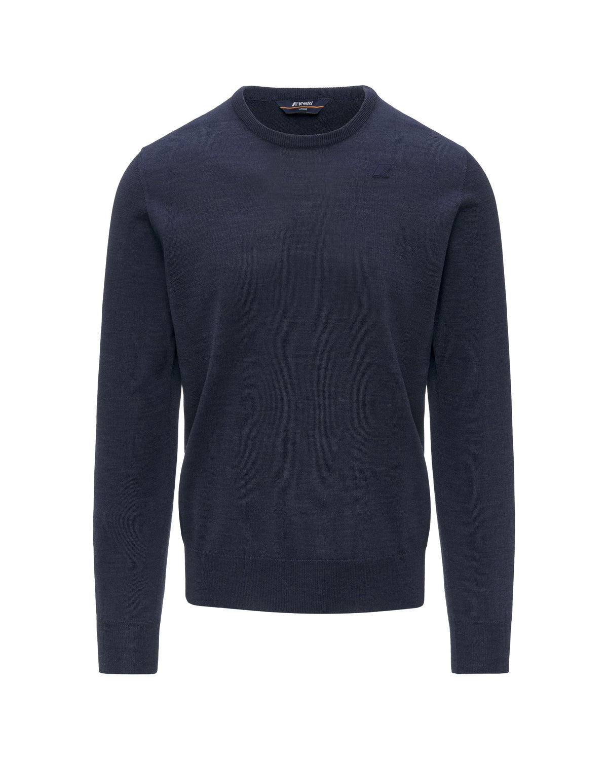 Maglione Uomo K-Way Sebastien Merino Blu Faded Mel
