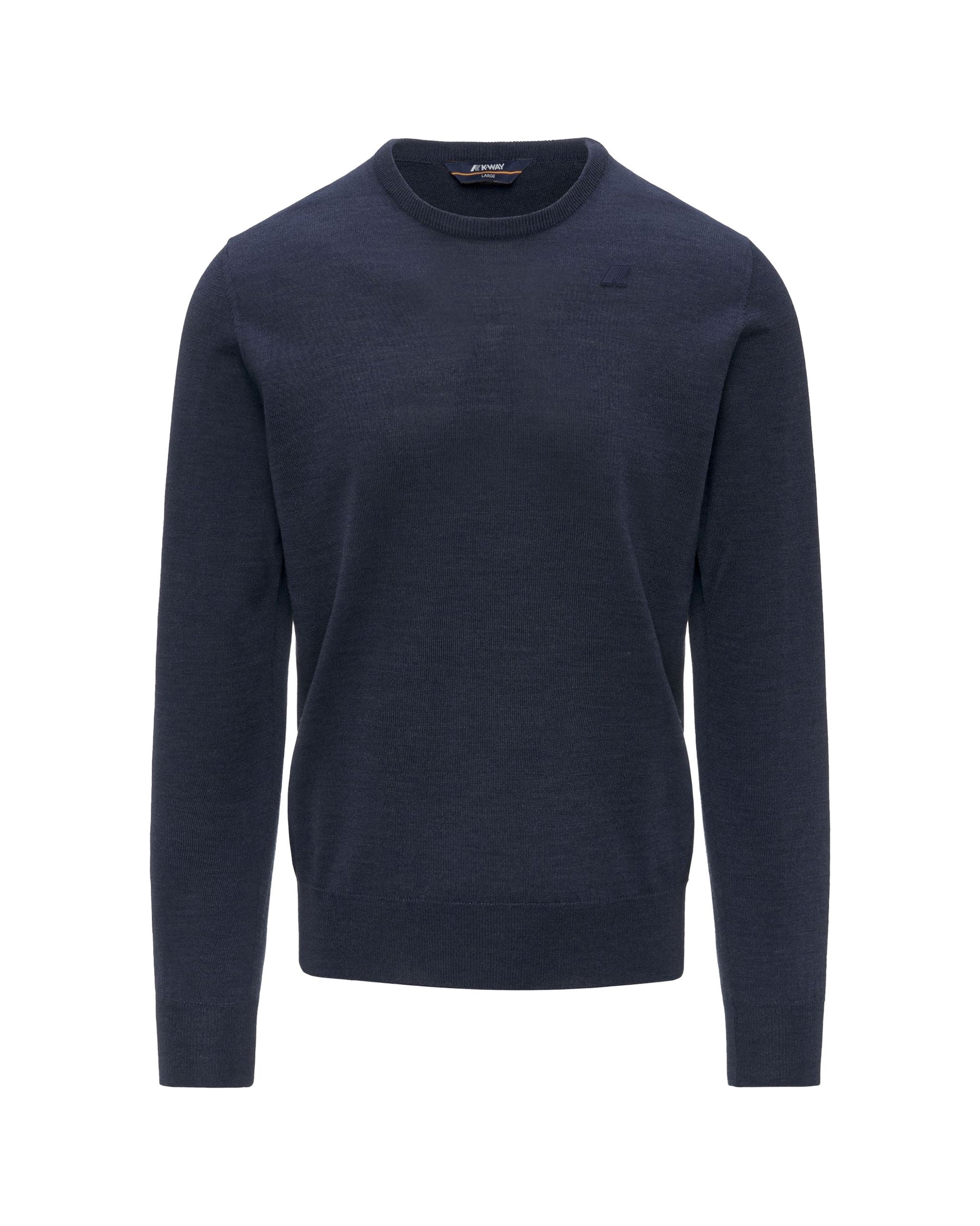Man's Sweaters K-Way Sebastien Merino Blue Faded Mel