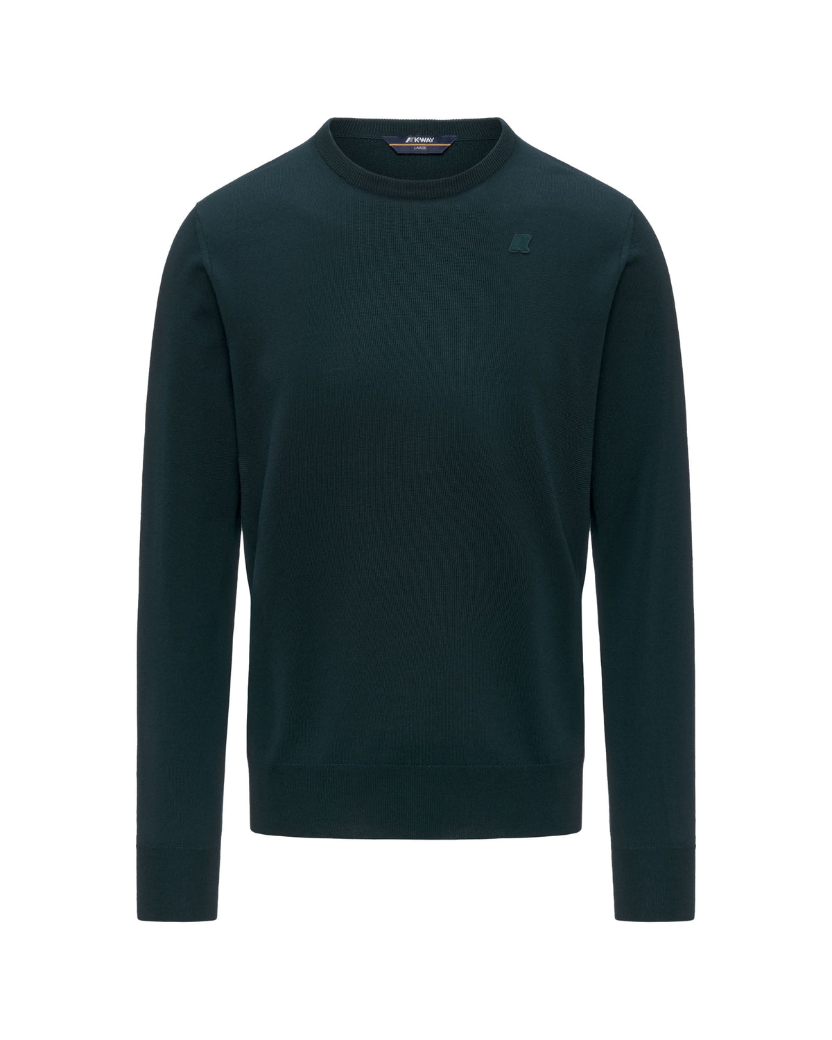 Maglione Uomo K-Way Sebastien Verde Scuro