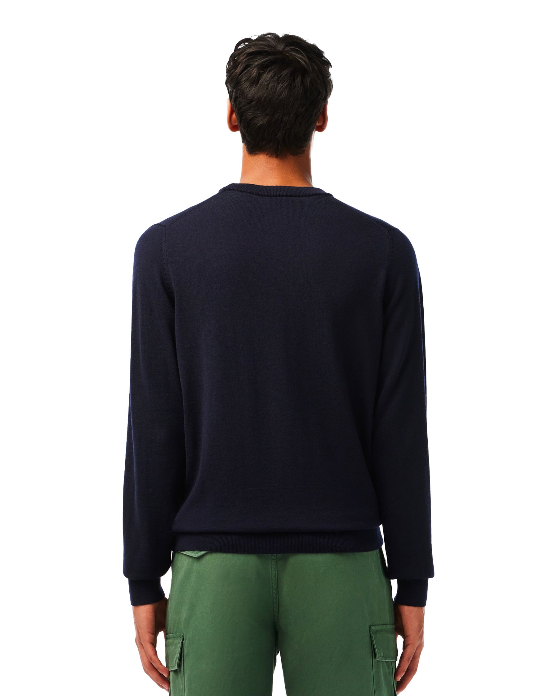 Maglione Uomo Lacoste Basic Blu