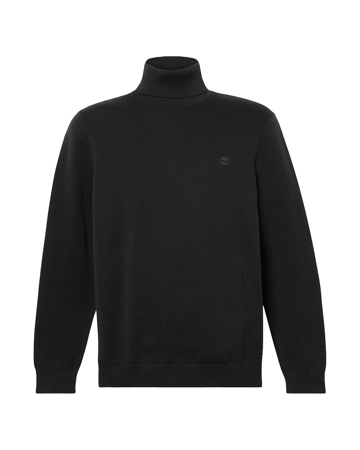 Maglione Uomo Timberland Williams River Turtle Neck Cotton Sweater Black