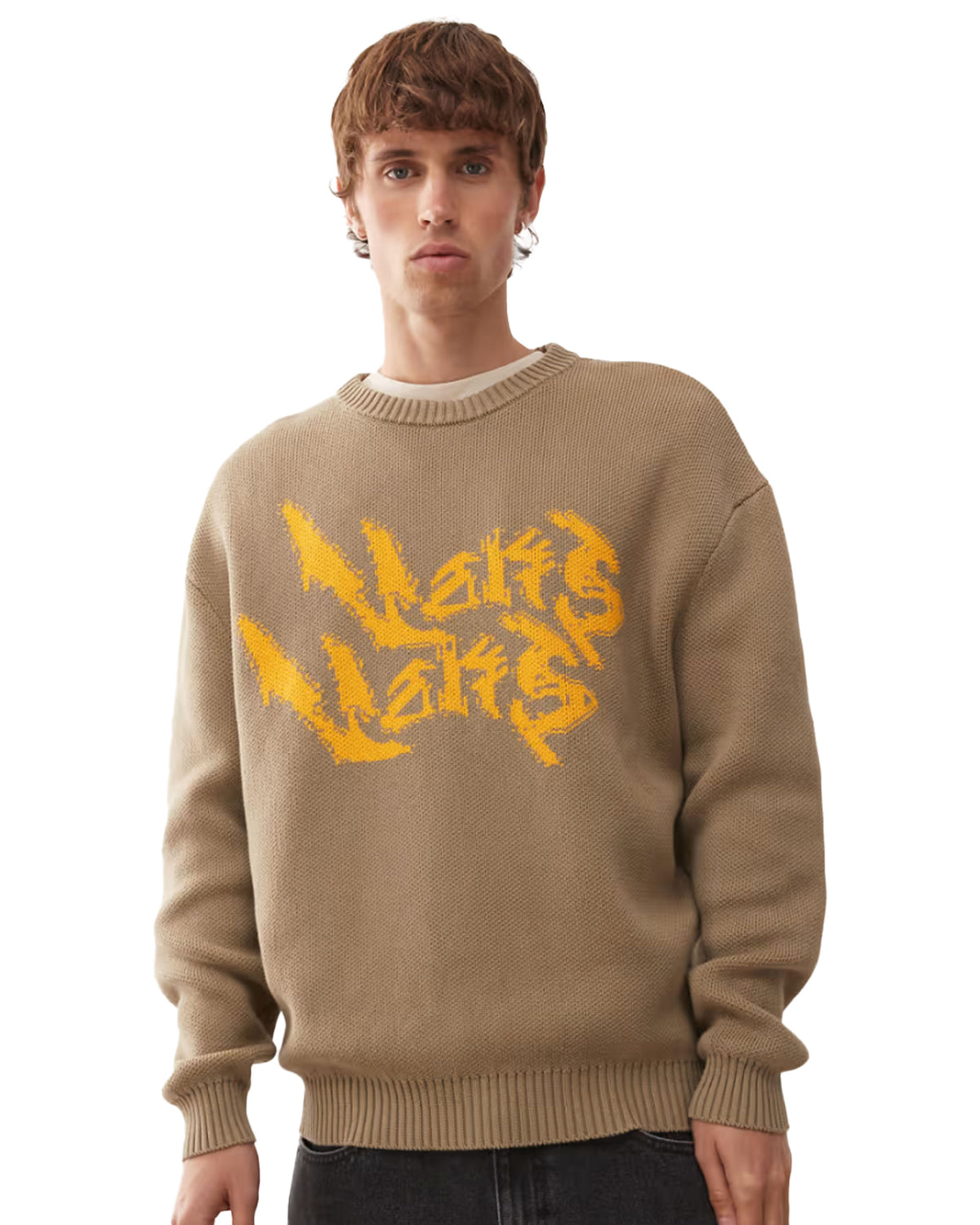Maglione Uomo Vans Raw Instinct Mirror Sweater Bay Leaf