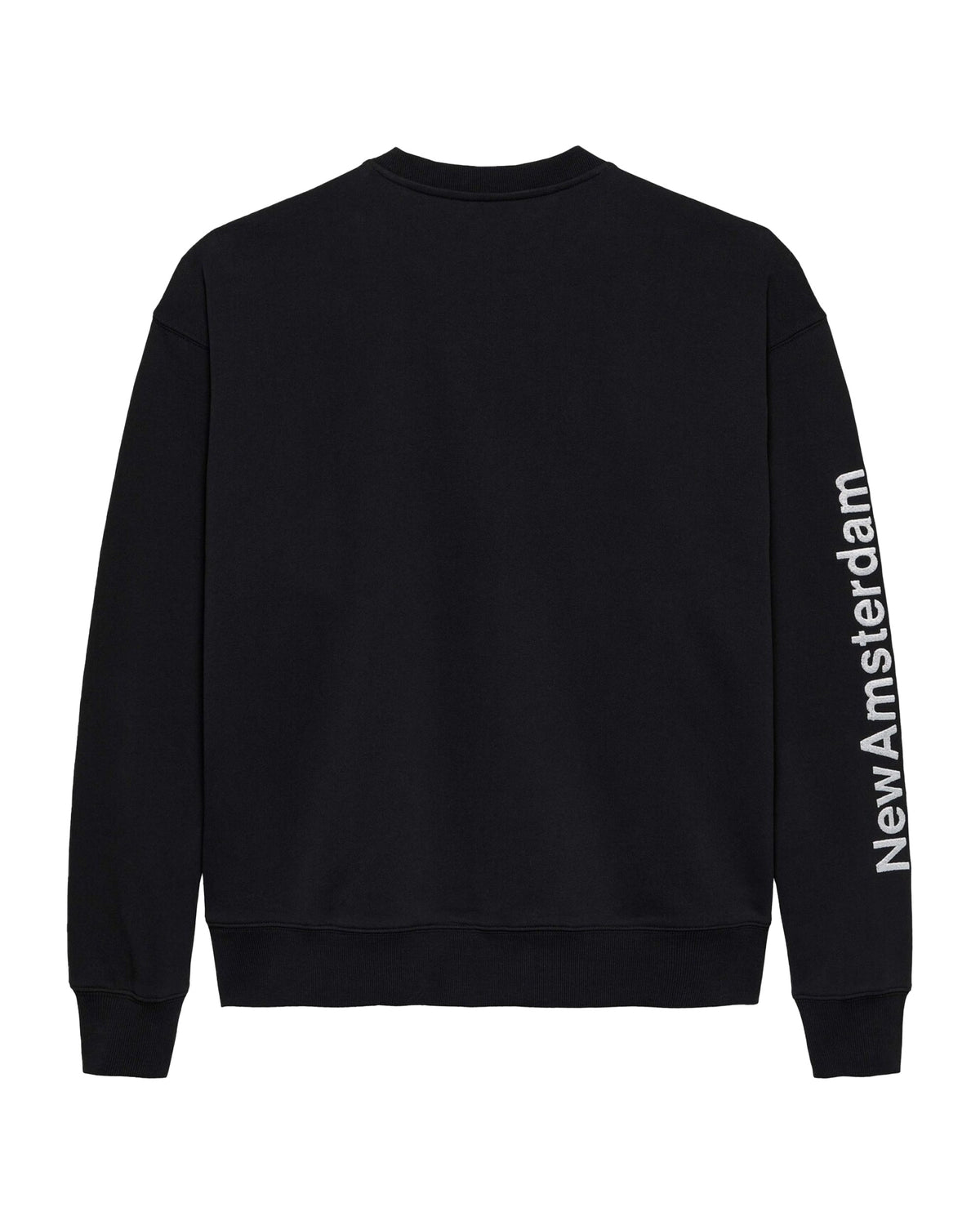 New Amsterdam Surfassociation Logo Crewneck Black-White