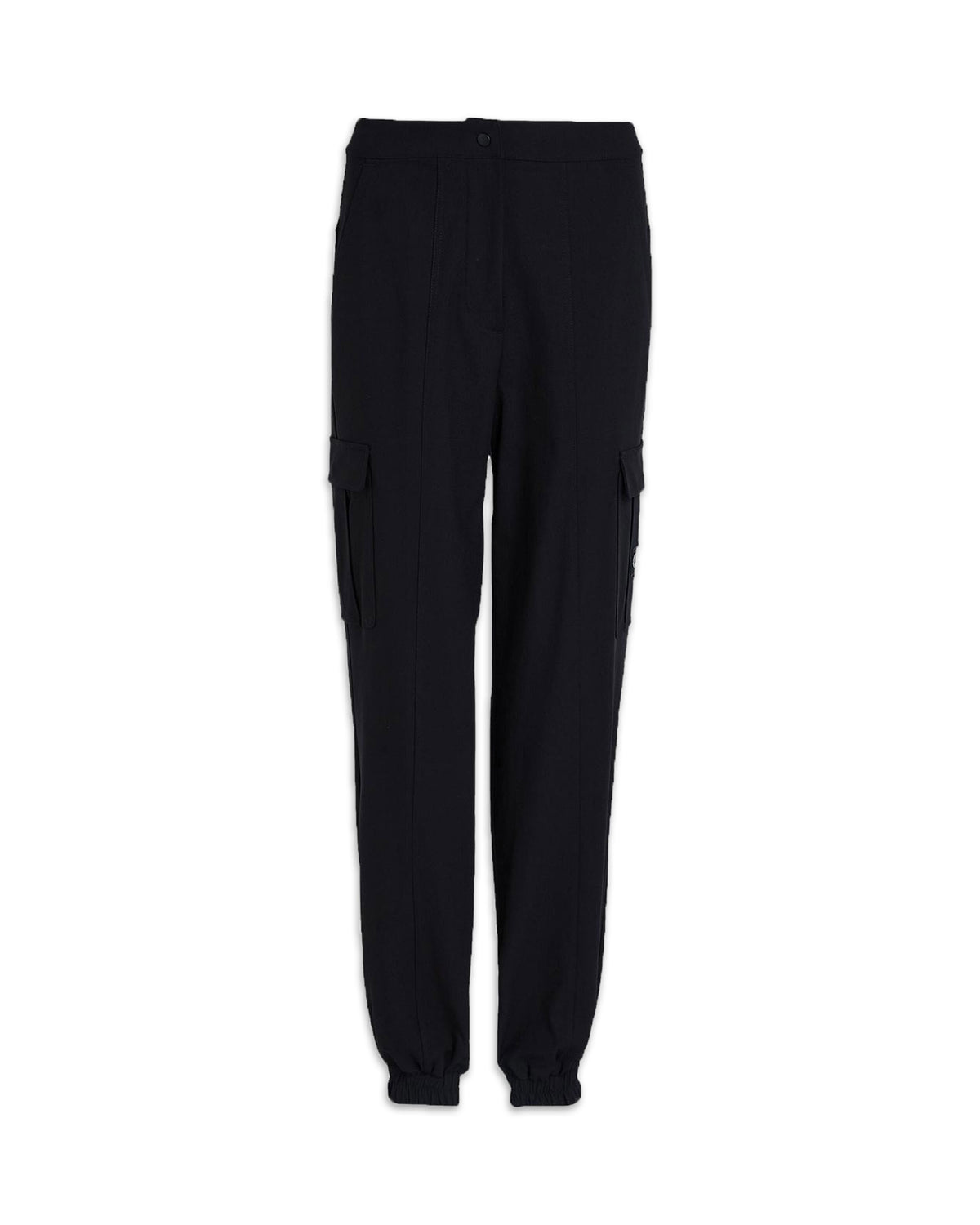 Woman Pant Calvin Klein Jeans Technical Cargo Knit Black