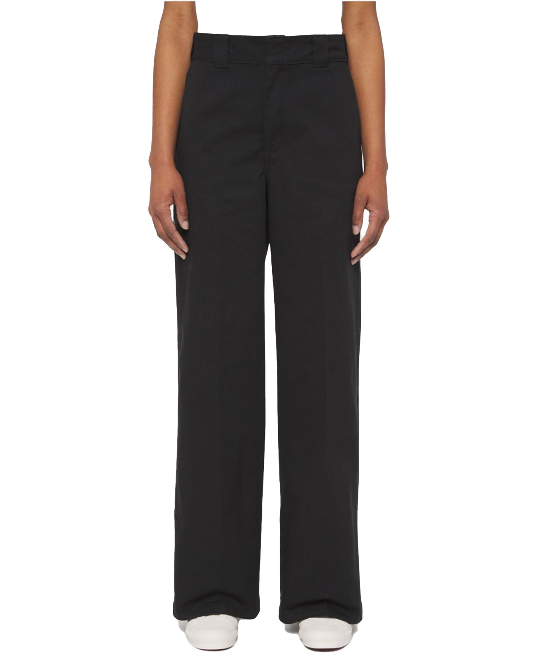 Pantalone Donna Dickies Wide Leg Work Pant W Nero