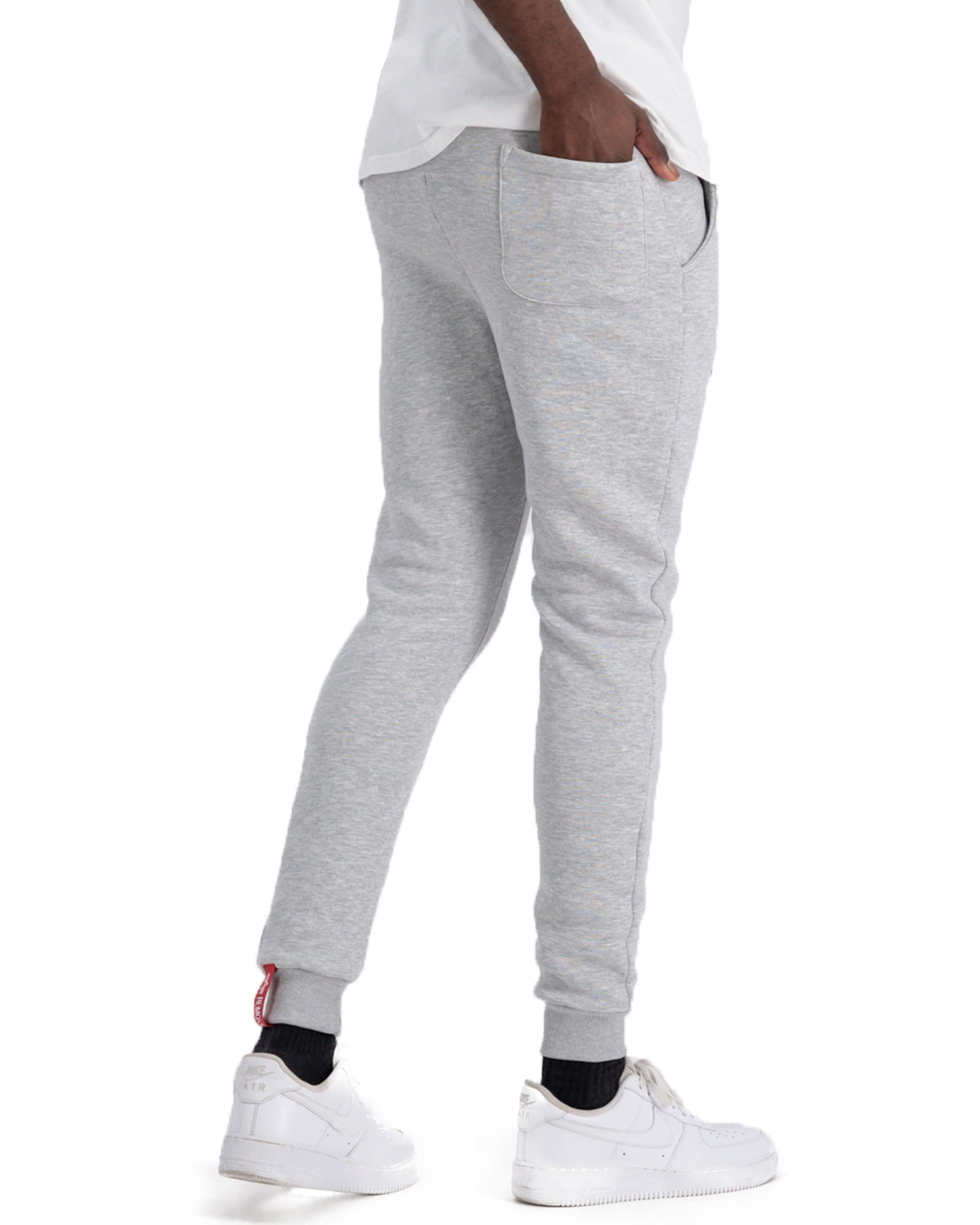 Man Pant Alpha Industries Basic Jogger SL Grey