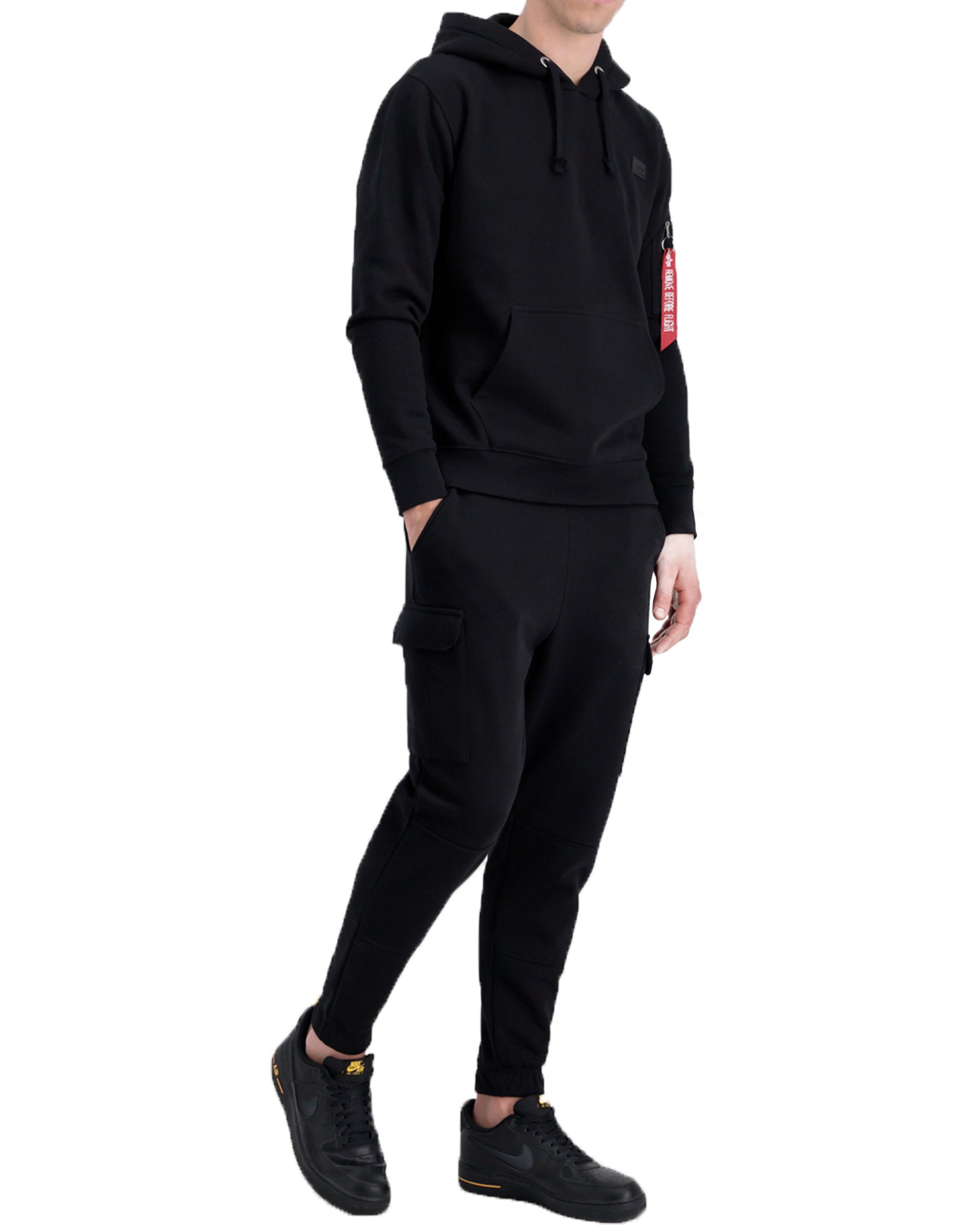 Pantalone Uomo Alpha Industries X-Fit Label Jogger Nero