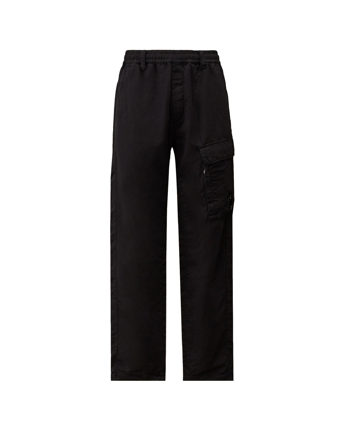 Pantalone Uomo CP Company In Cotton Linen Total Eclipse Blu