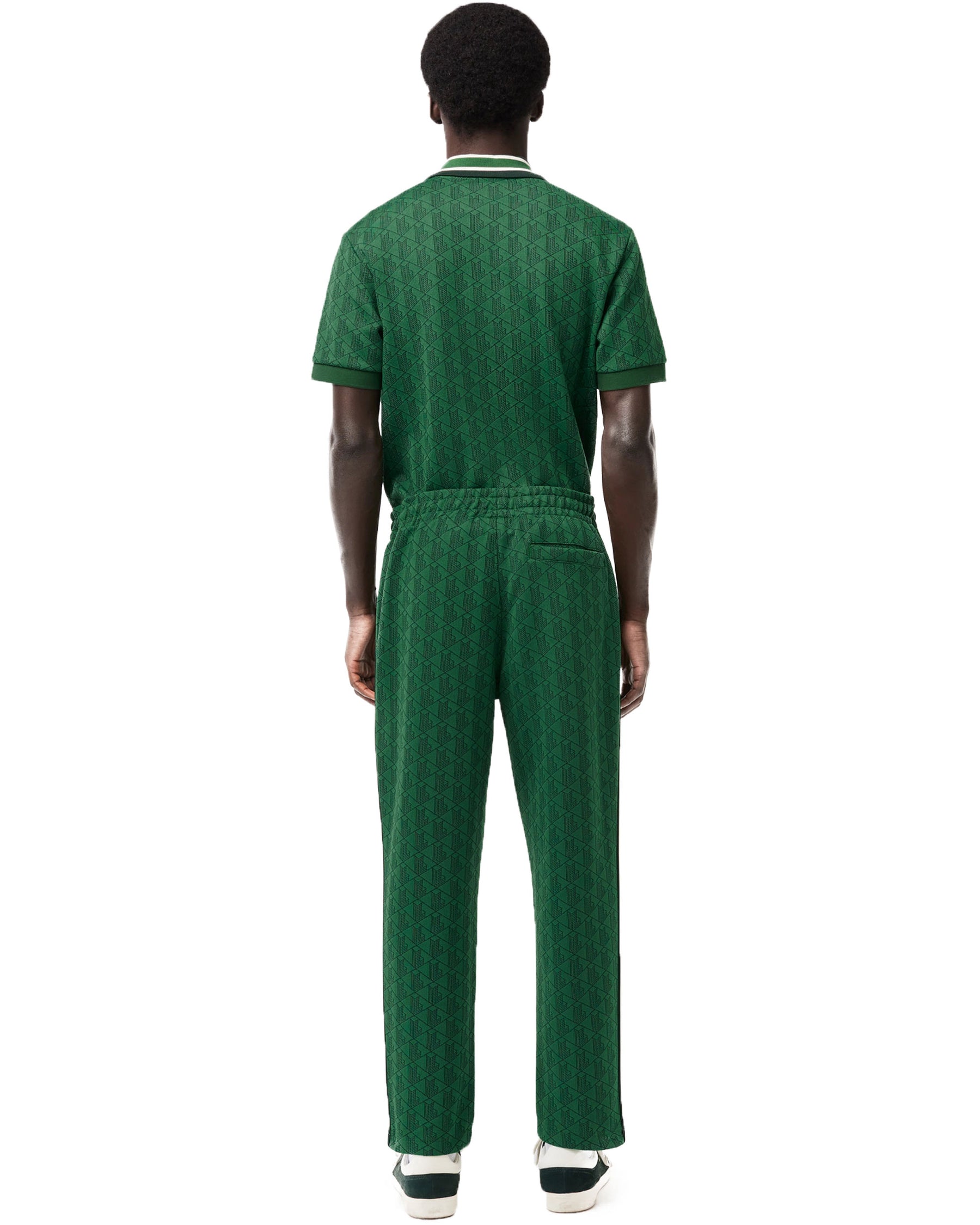Man Trousers Lacoste Jaquard Green