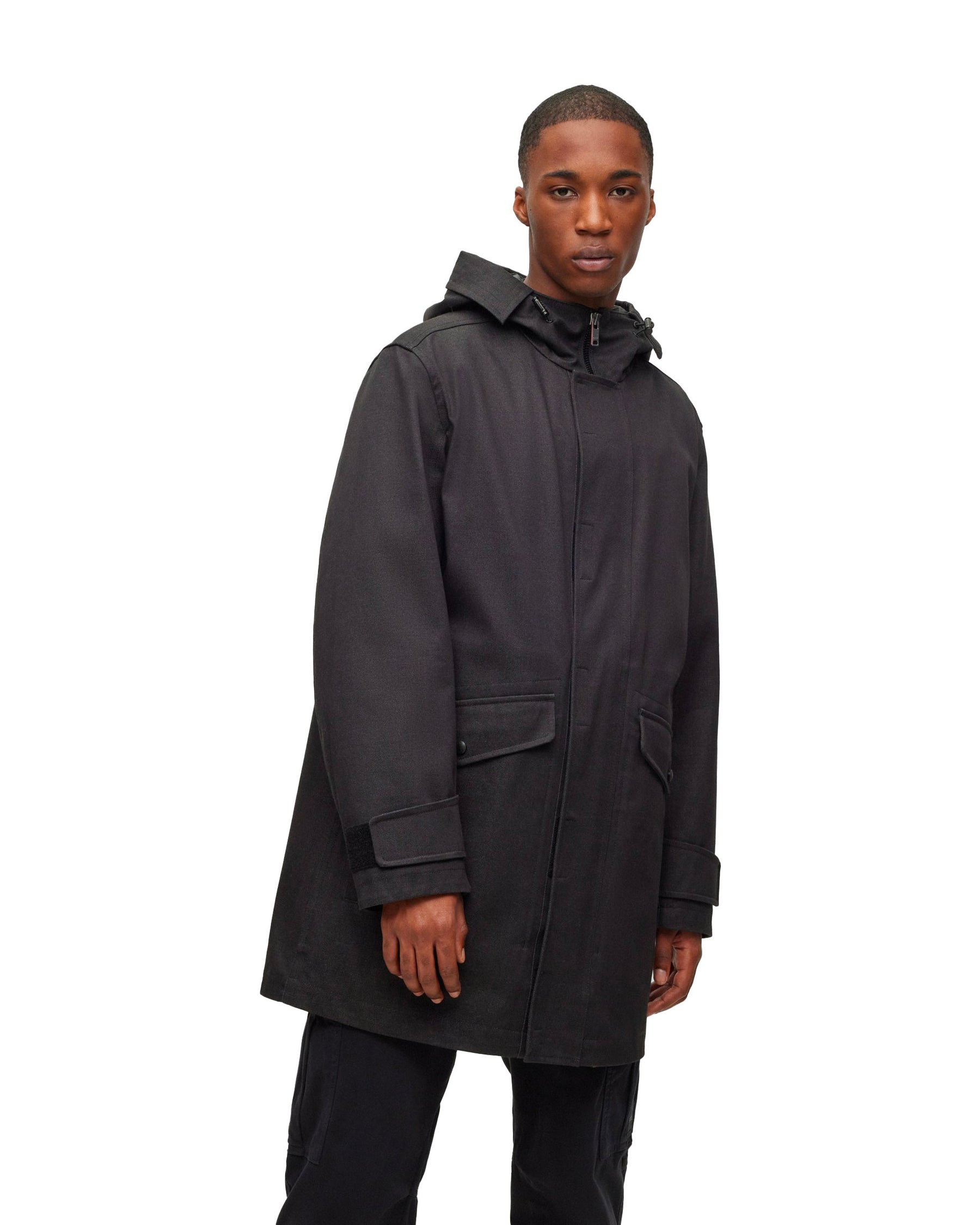 Parka Uomo Boss Osonic Nero