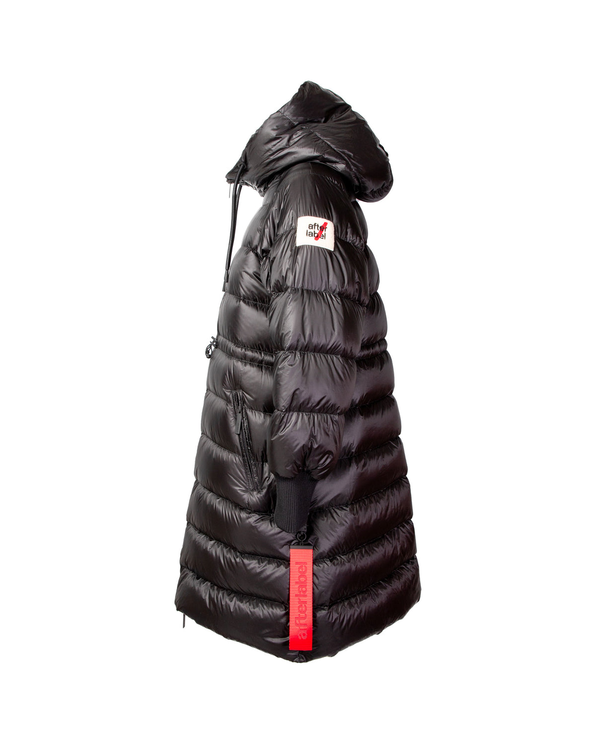 Woman's Long Down Jackets After Label Erinz Black