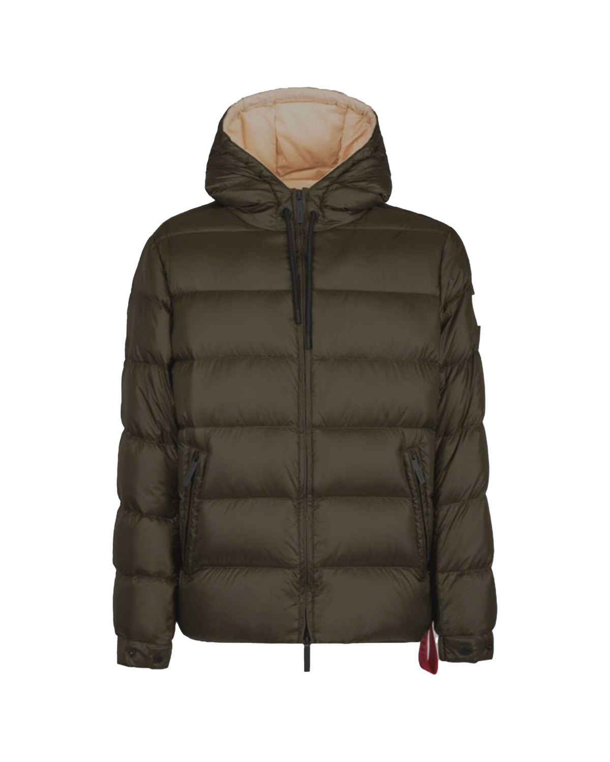 Piumino Uomo After Label Verbier Marrone Opaco